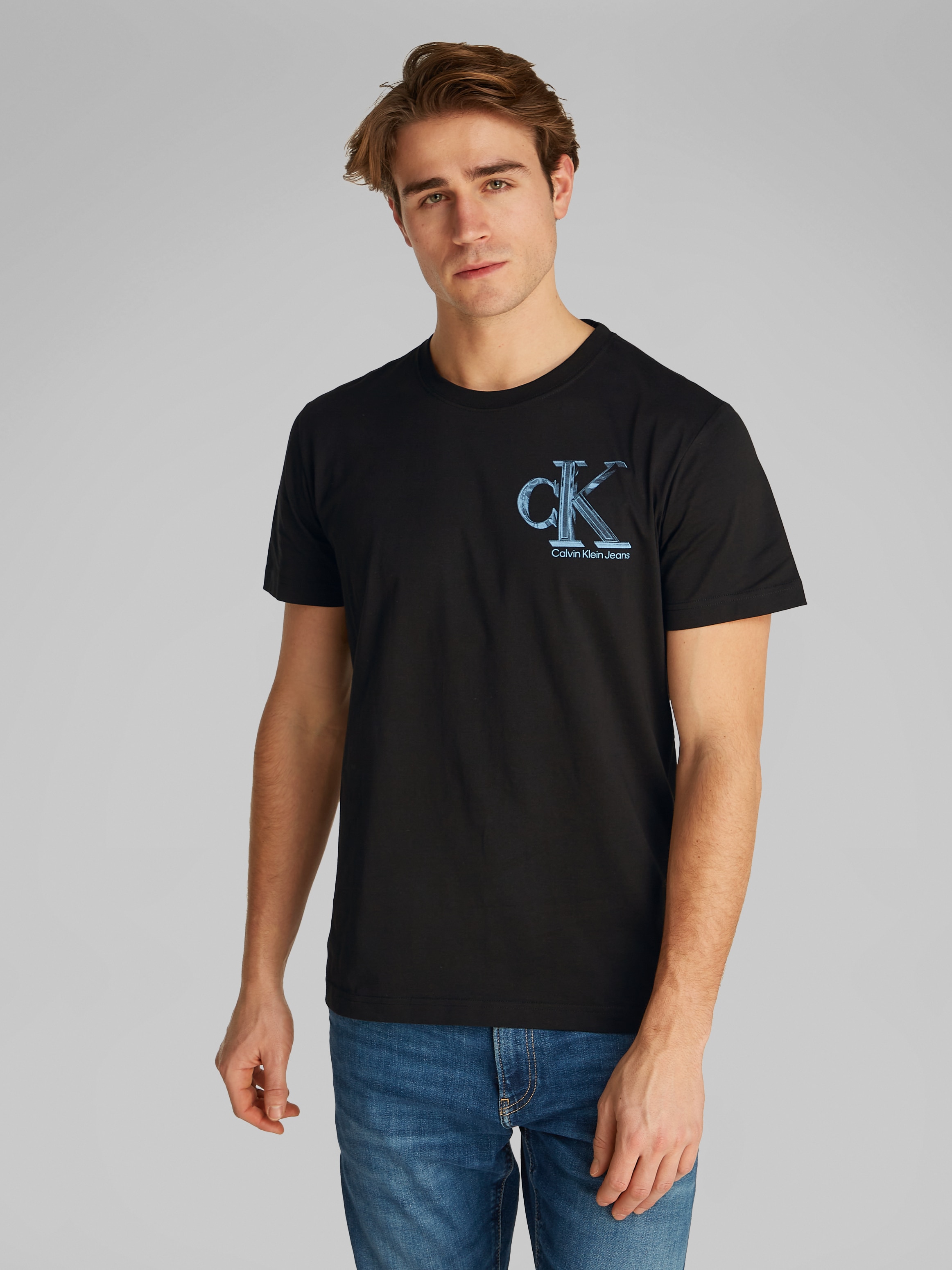 Calvin Klein Jeans T-Shirt »META MONOGRAM TEE«, mit Logodruck