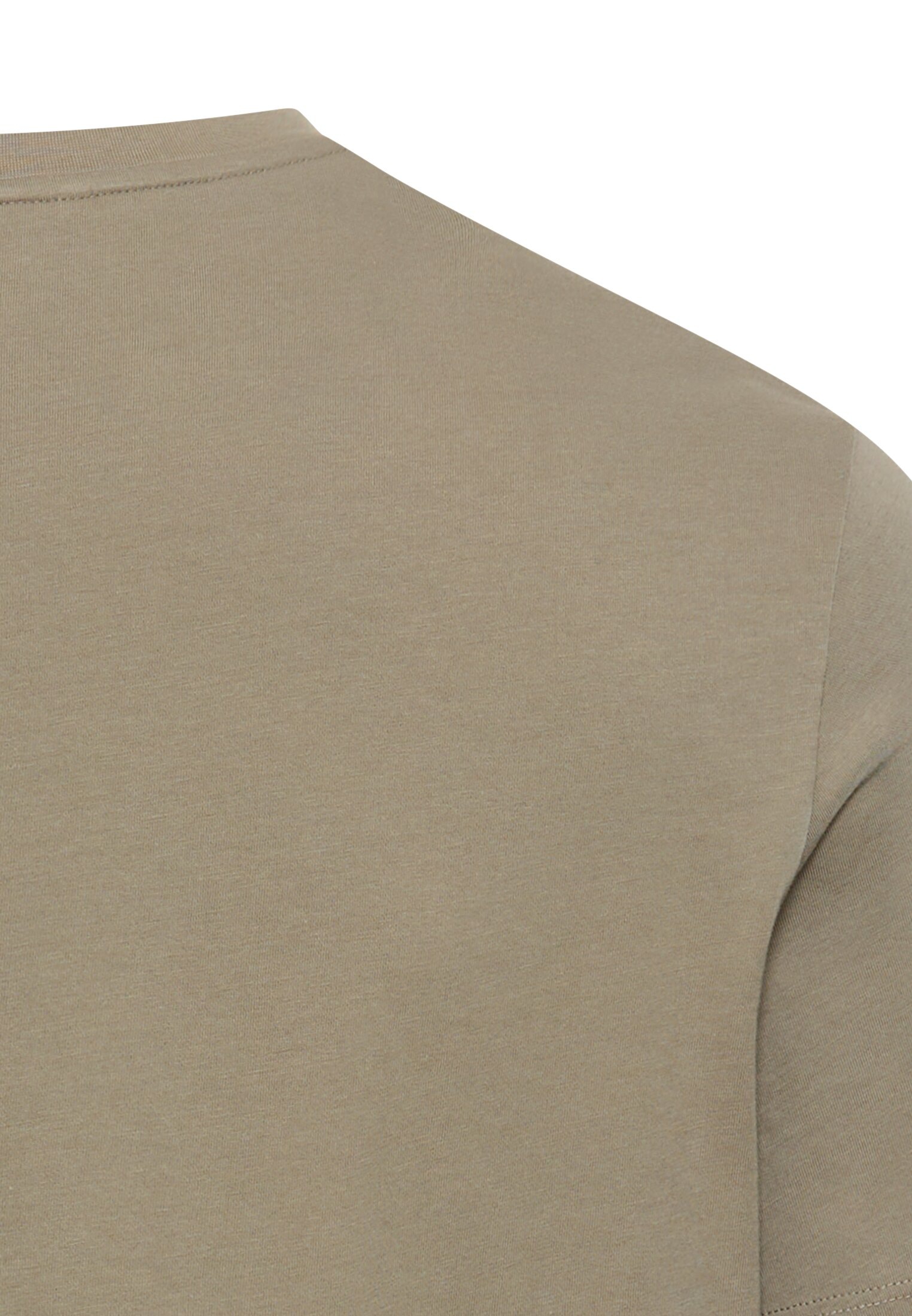 camel active T-shirt coupe normale, manches courtes, motif imprimé avec logo