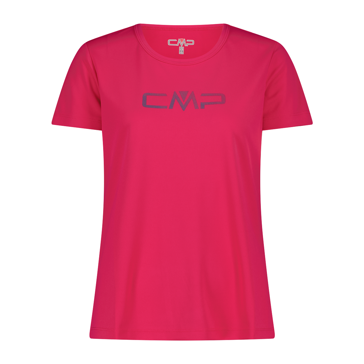 CMP T-shirt fonctionnel »WOMAN CO T-SHIRT« pour adultes, style sportif, manches courtes, ourlet droit