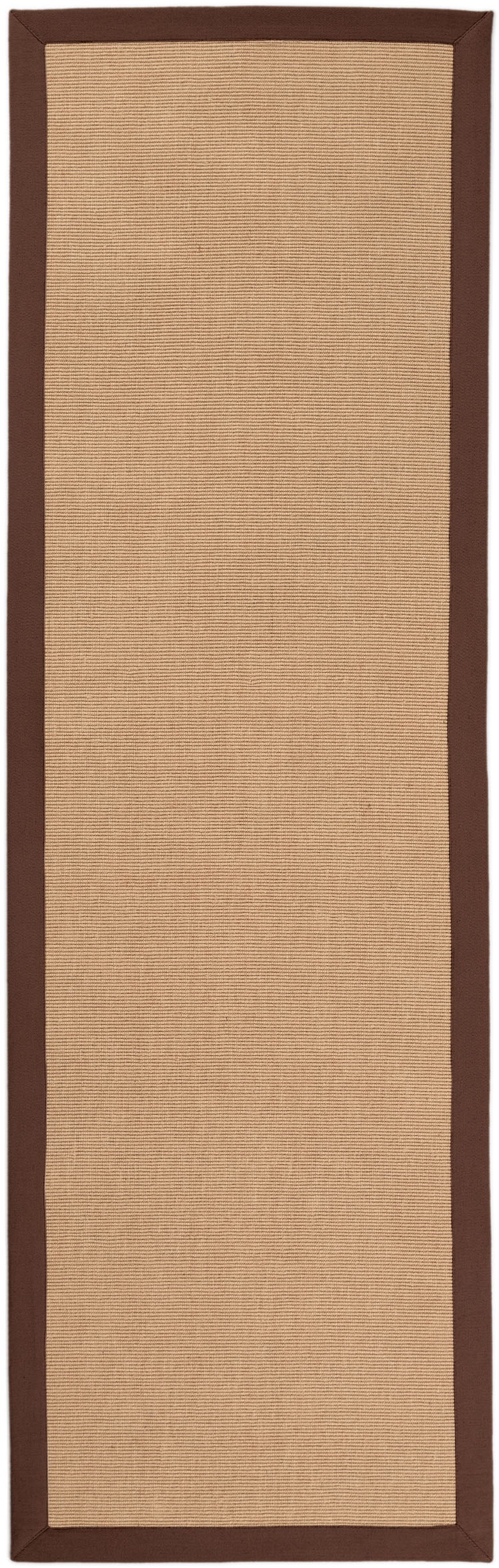 carpetfine Läufer »Sisal«, rechteckig, 5 mm Höhe, mit farbiger Bordüre, Anti Rutsch Rückseite