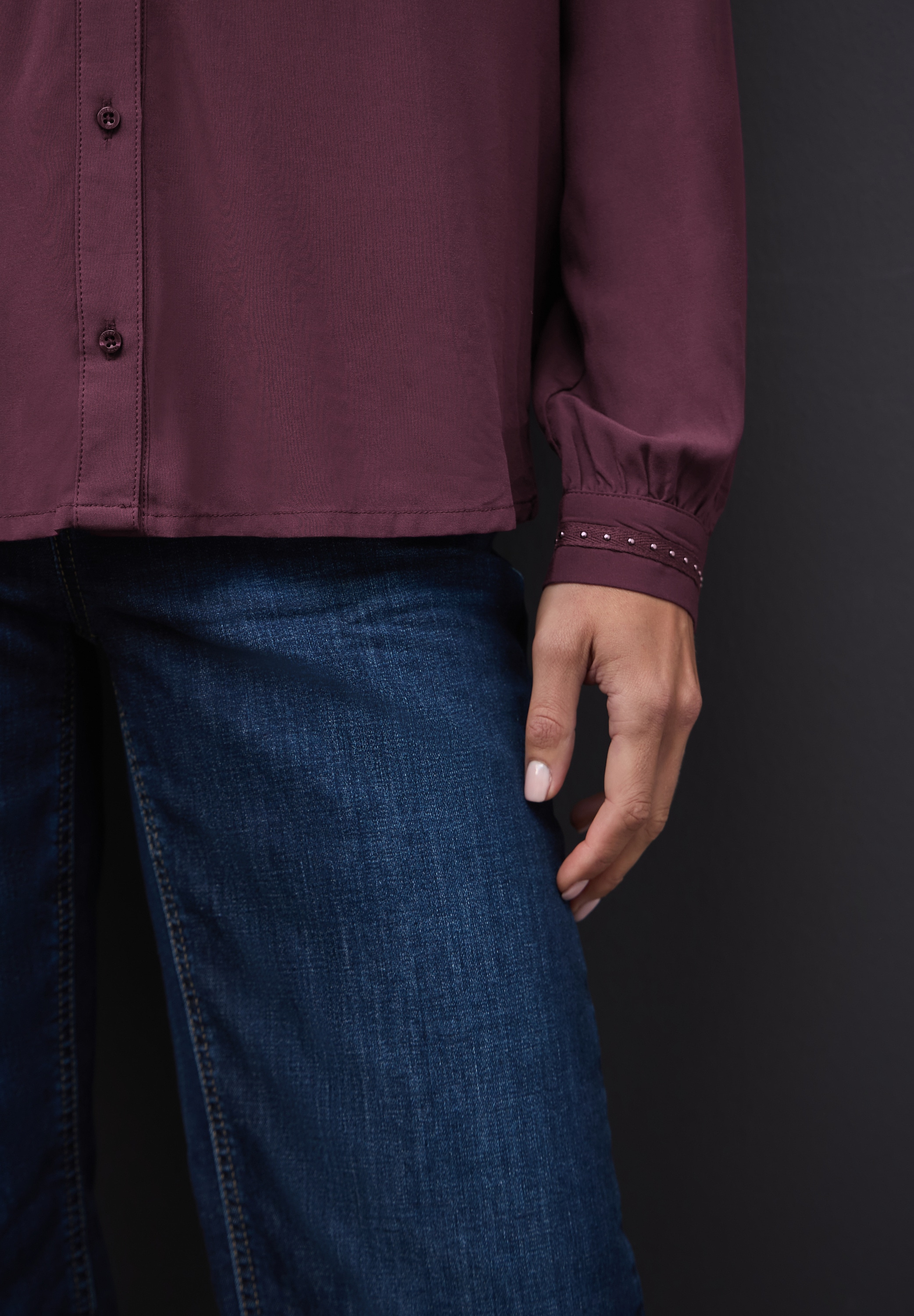 STREET ONE Blouse à manches longues
