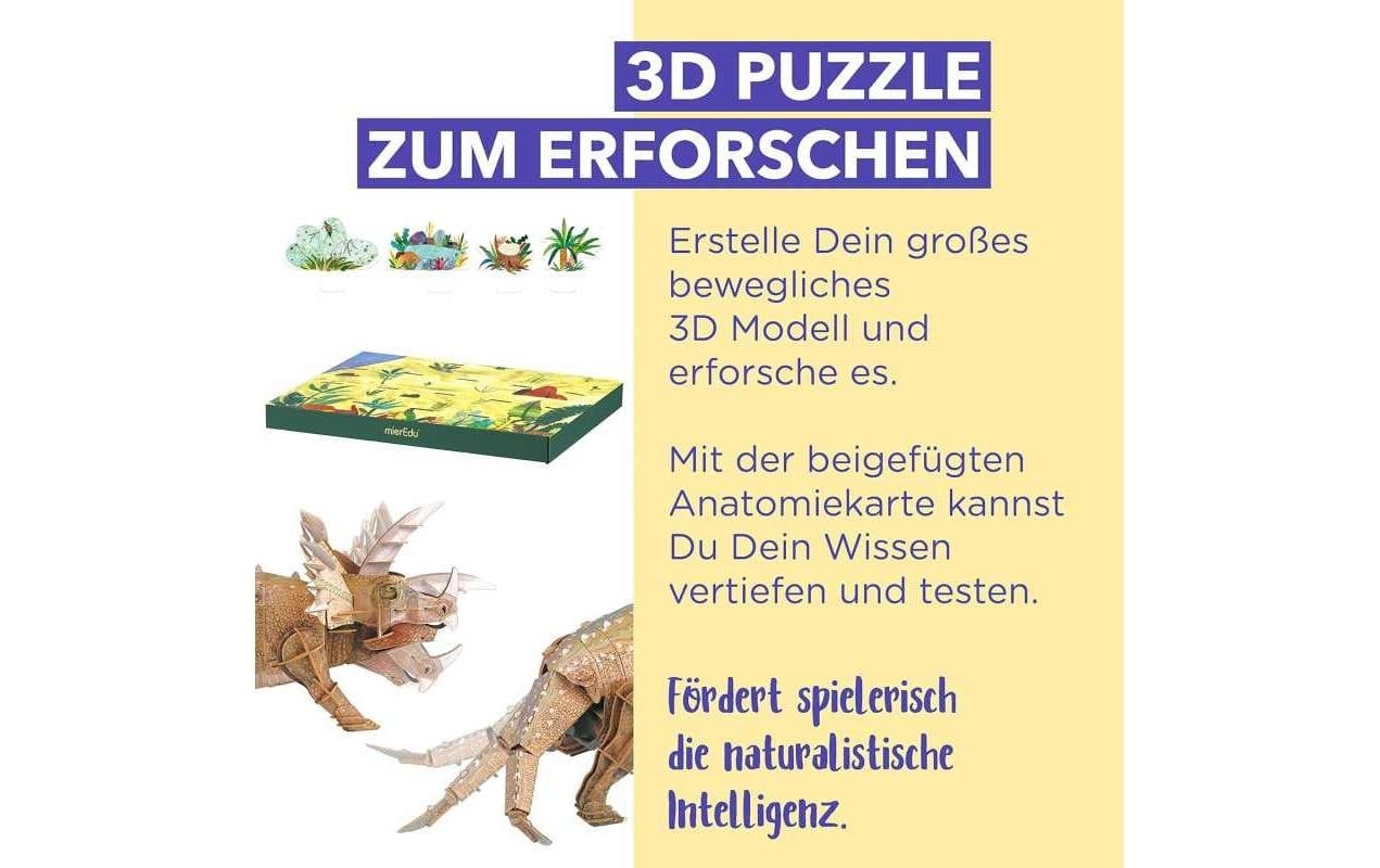 3D-Puzzle »mierEdu Eco – Triceratops«