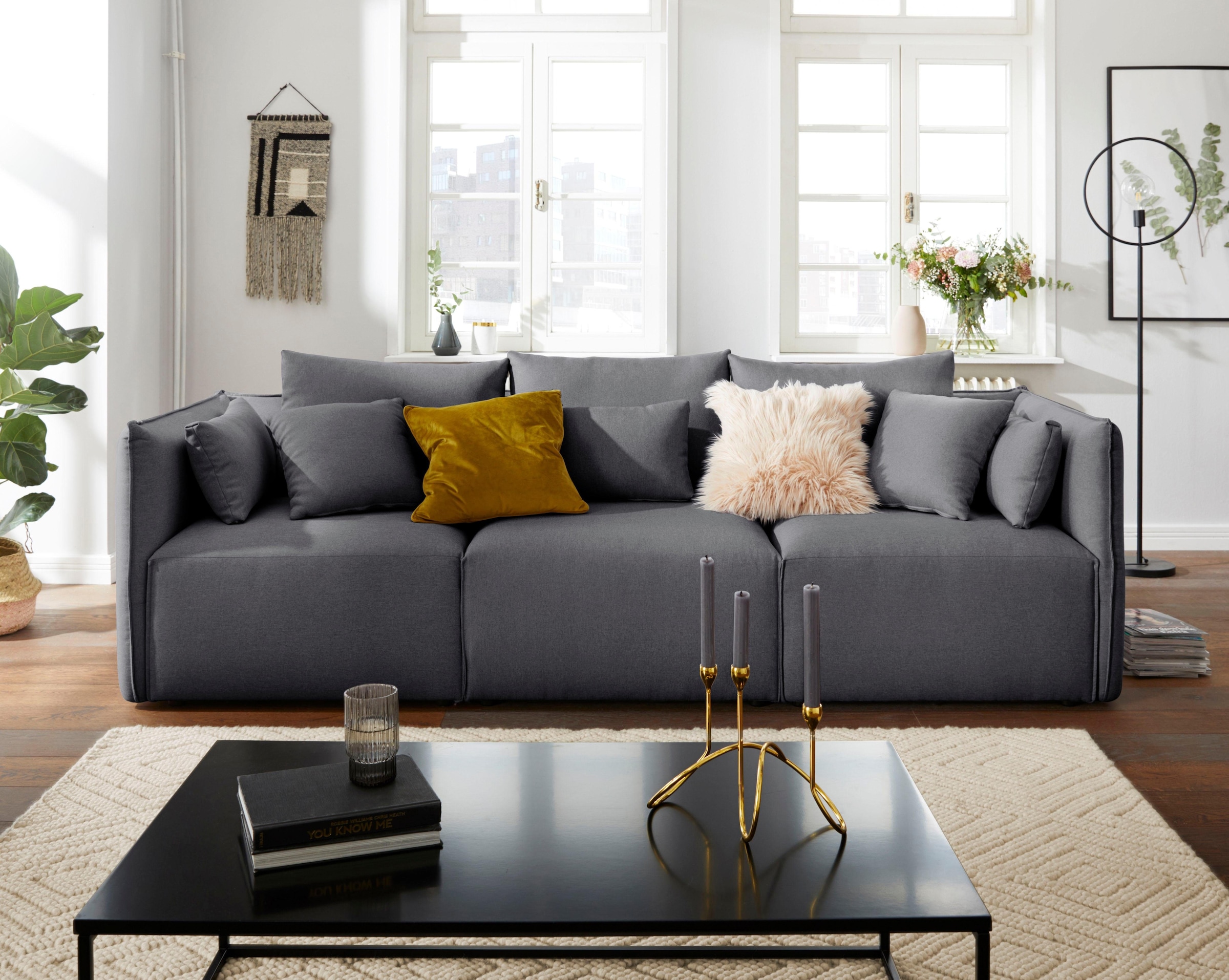 GOODproduct 3-Sitzer »Nöre« 3 Teile, in vielen Bezugsqualitäten und Farben s. auch "Nöre"