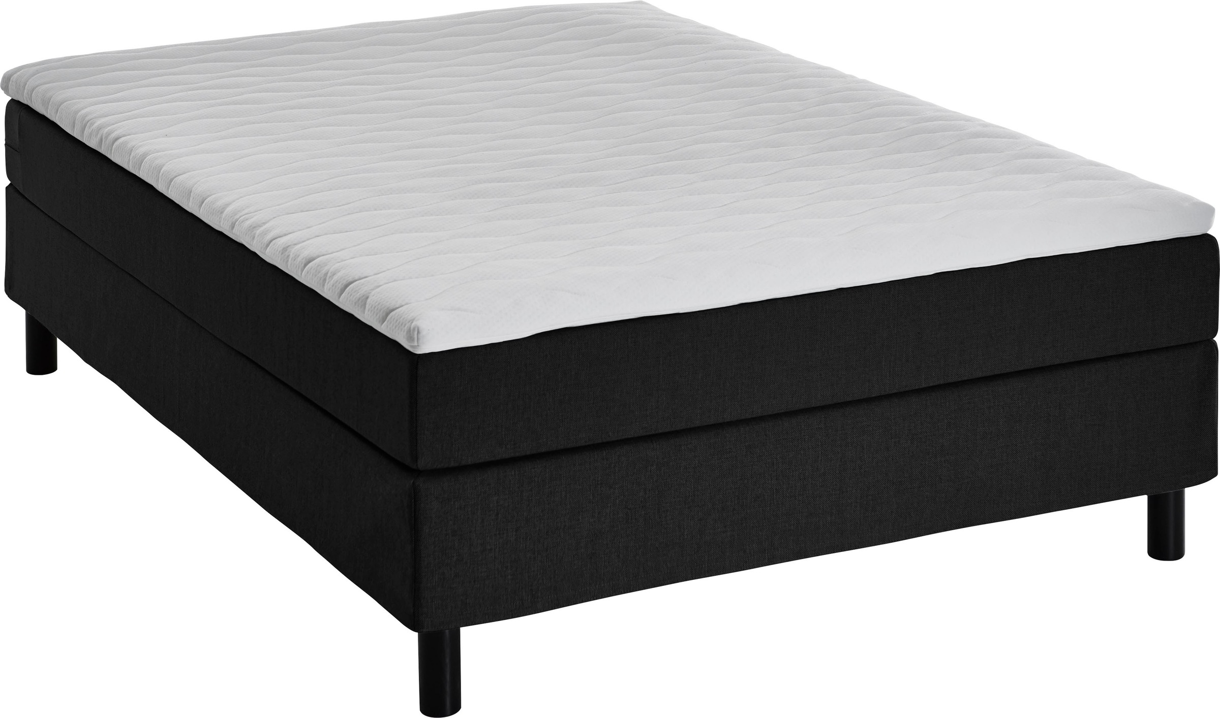 ATLANTIC home collection Boxbett "Happy" ohne Kopfteil, mit Topper, wahlweise mit oder ohne Bettwaren