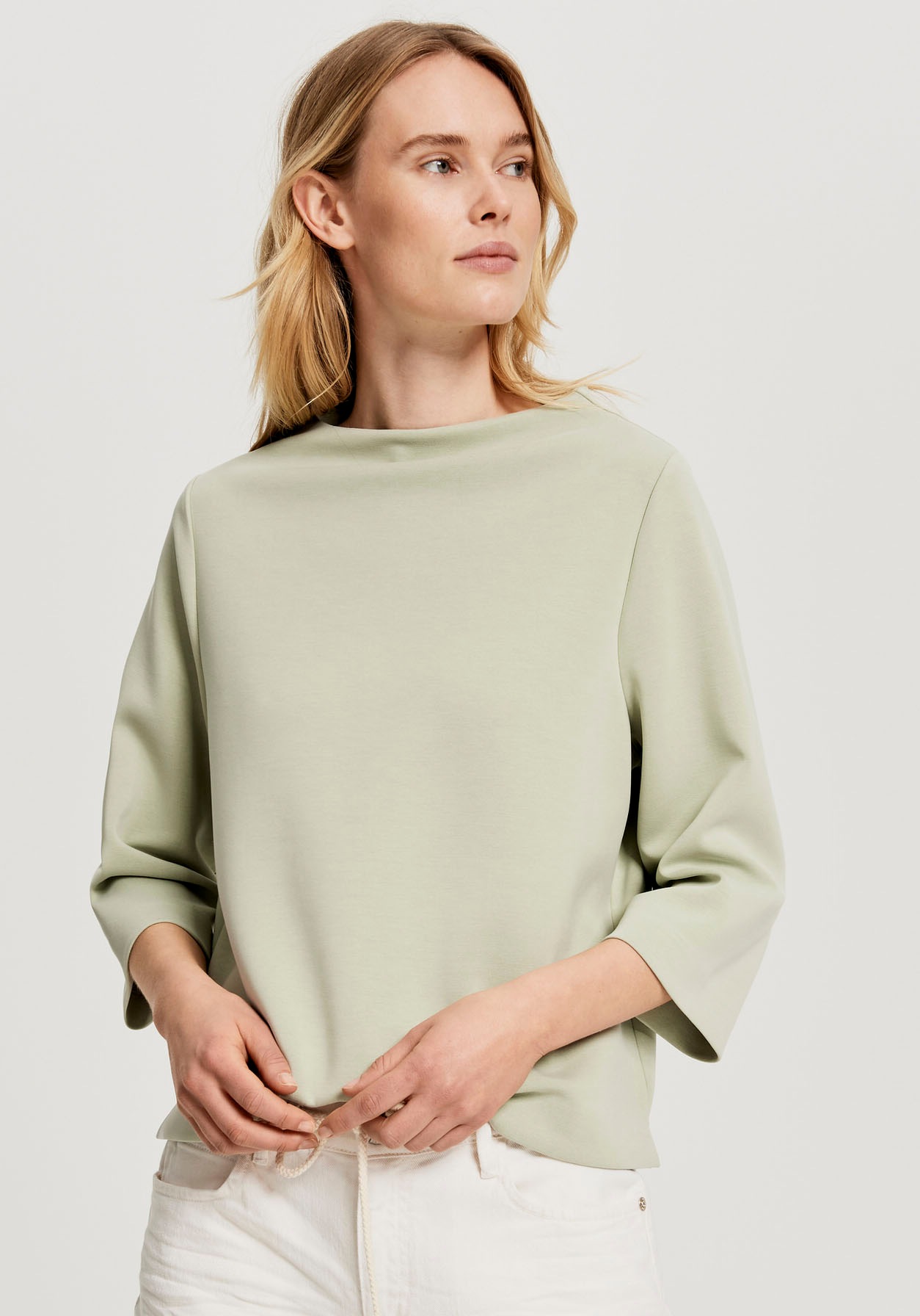 Image of OPUS Sweatshirt »Gazu«, mit kleinem Kragen bei Ackermann Versand Schweiz