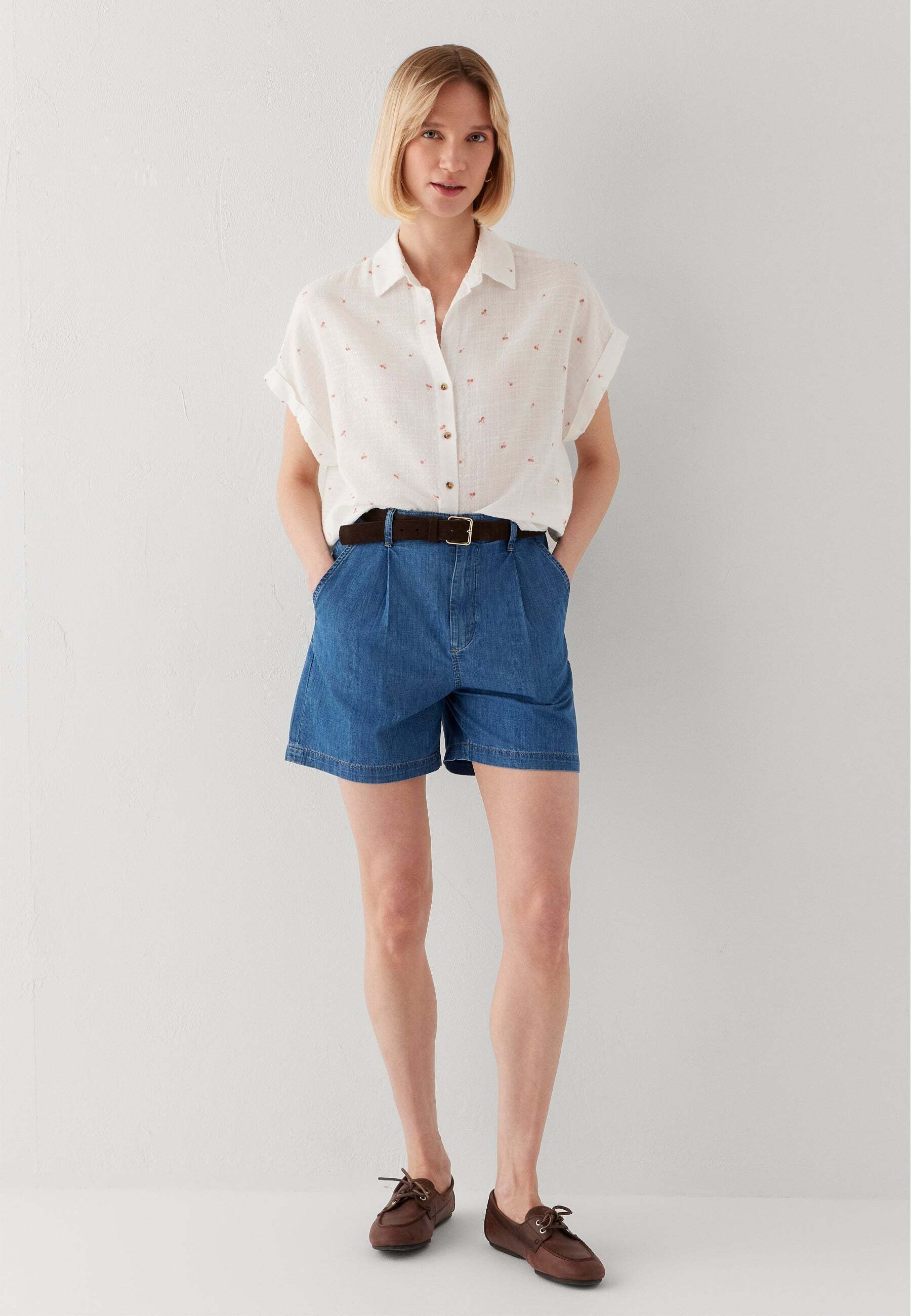 Mavi Blouse à manches courtes »Mavi Kurzarmbluse Short Sleeve Woven«