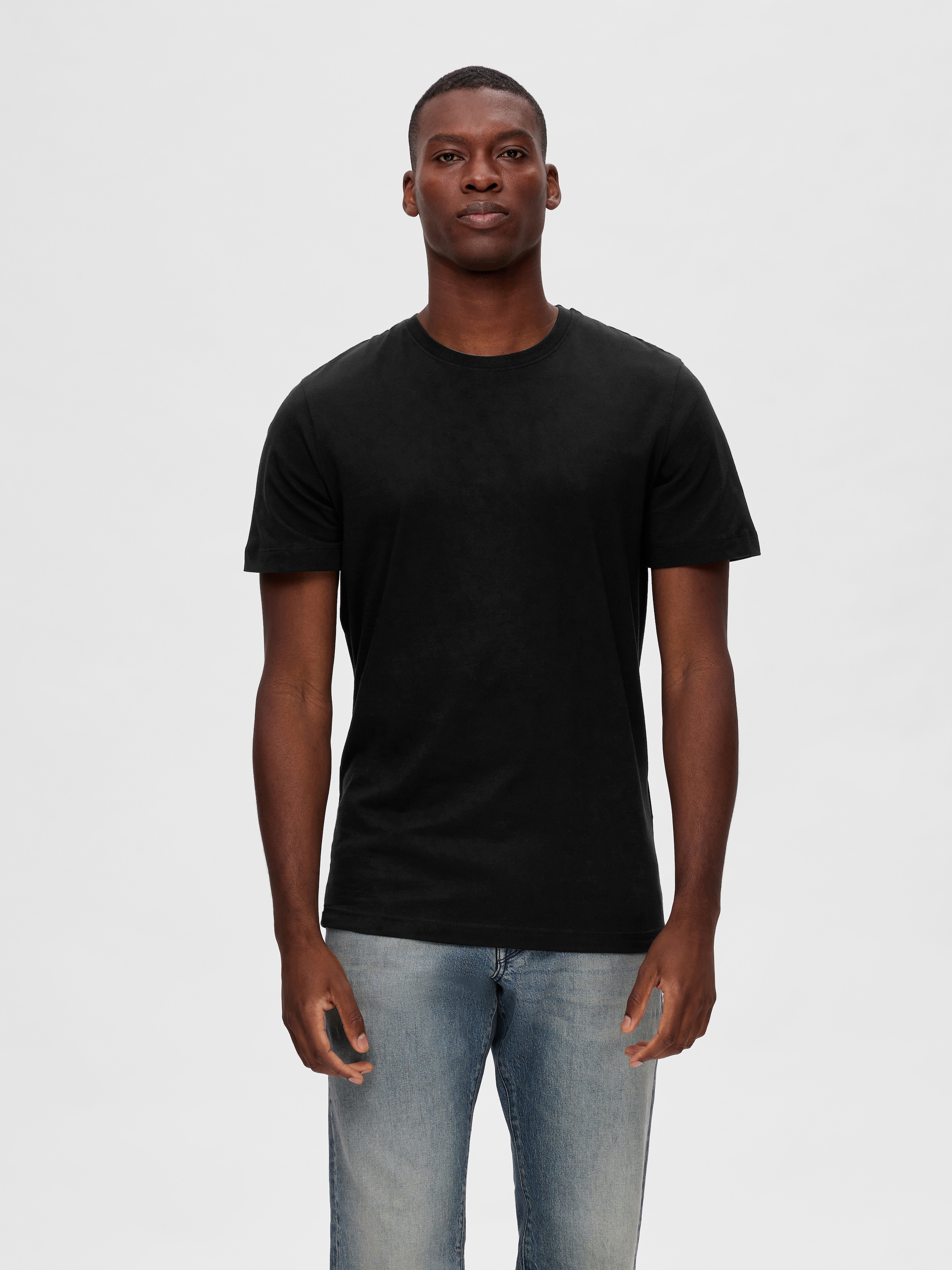 SELECTED HOMME Rundhalsshirt »SLHCORMAC SS O-NECK TEE 5 PACK NOOS«, (Packung, 5 tlg.)