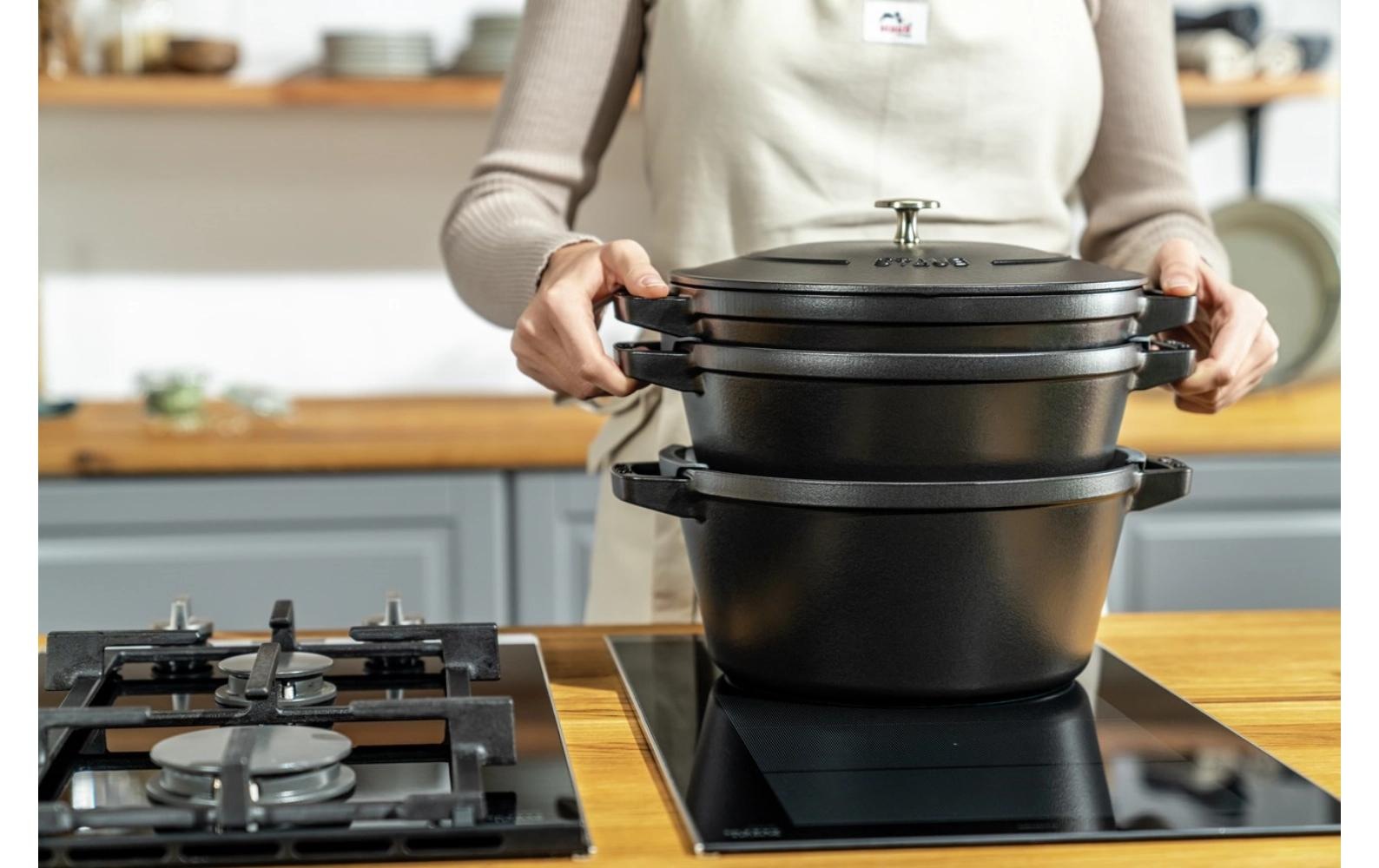 STAUB Topf-Set »Cocotte 4-teilig, 24 cm, 9 l«