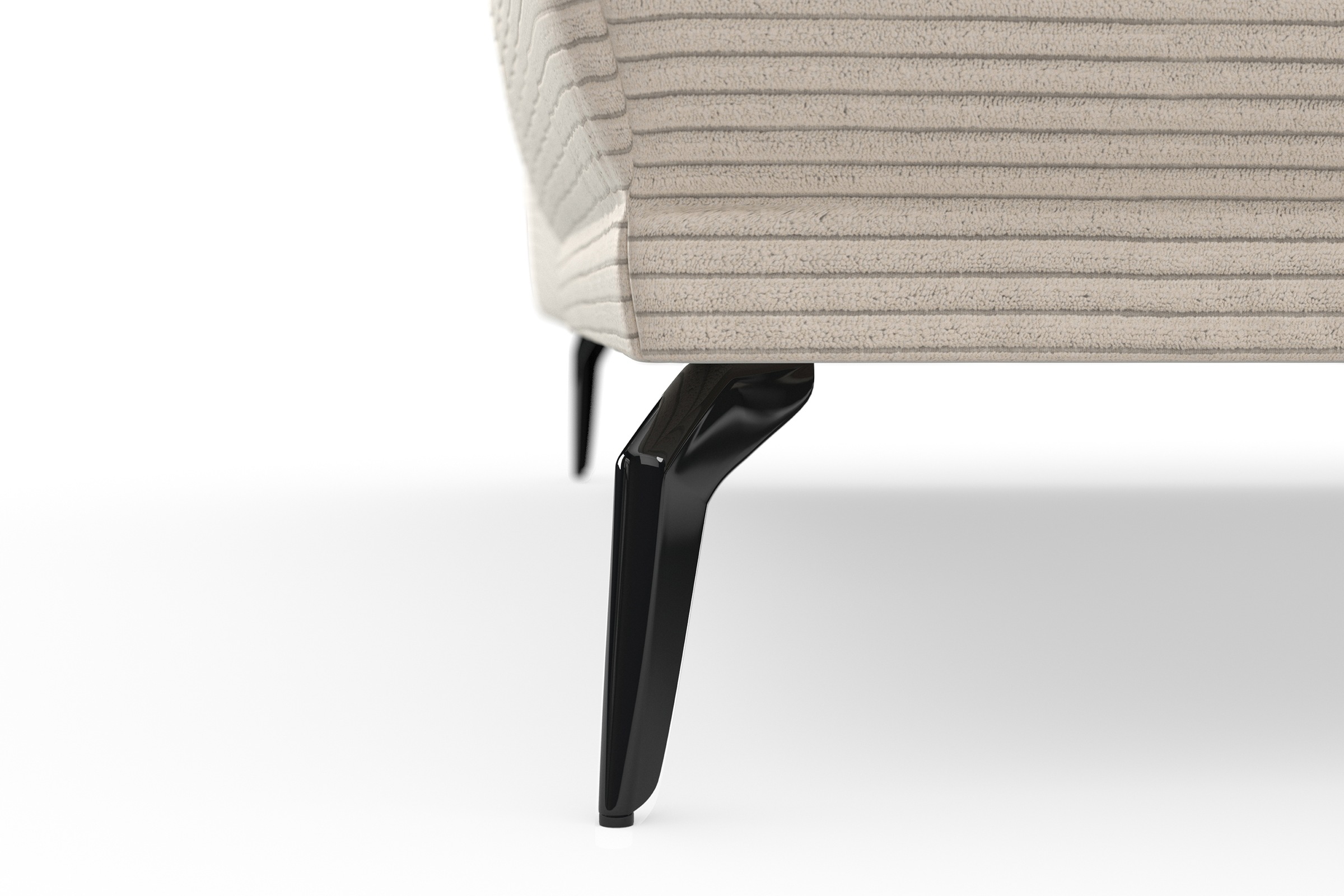 INOSIGN Ecksofa »Coco L-Form«, Sitztiefen-, Arm- und Kopfteilverstellung, Cord-Bezug, Fusshöhe 15 cm
