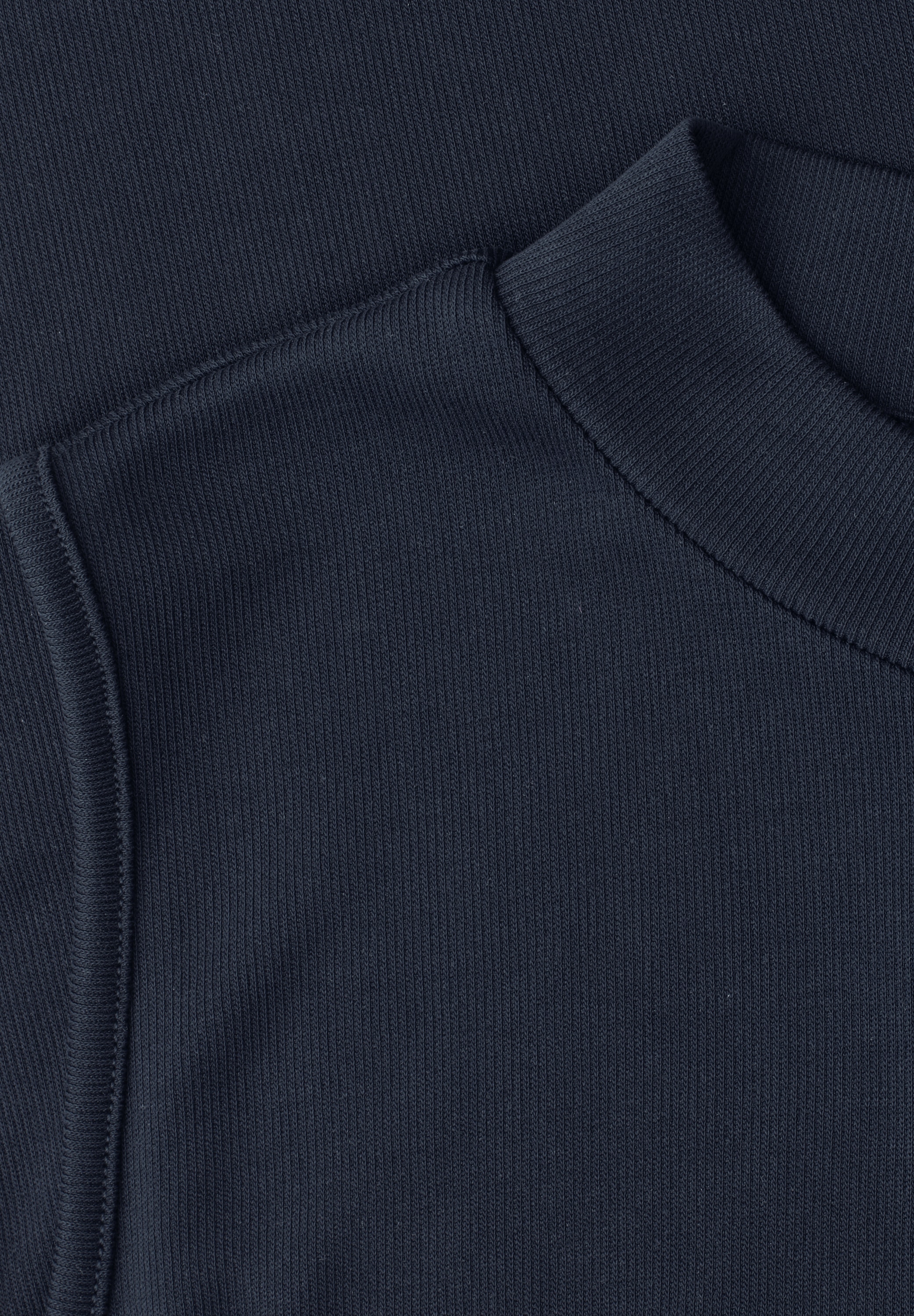 STREET ONE Shirttop Sommertop im Silk-Look mit Turtle Neck