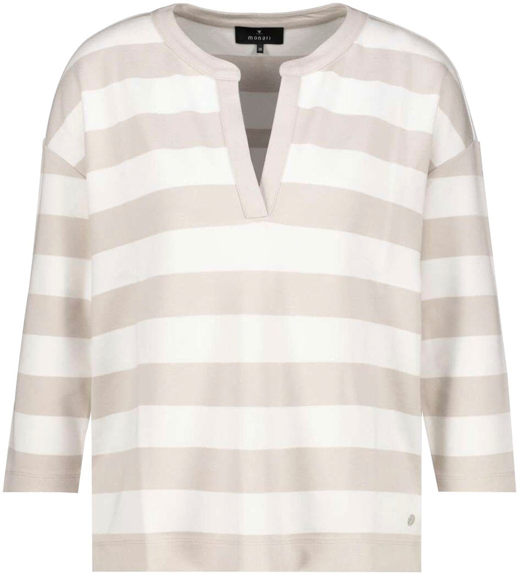 Monari Sweatshirt, mit Blockstreifen
