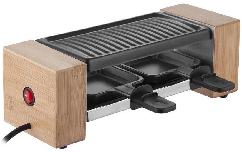   Raclette »Berger Lanz Bamboo 2 Personen« 2 cuis Raclettepfännchen 320 W Kompakter Raclettegrill für gemütliche Abende