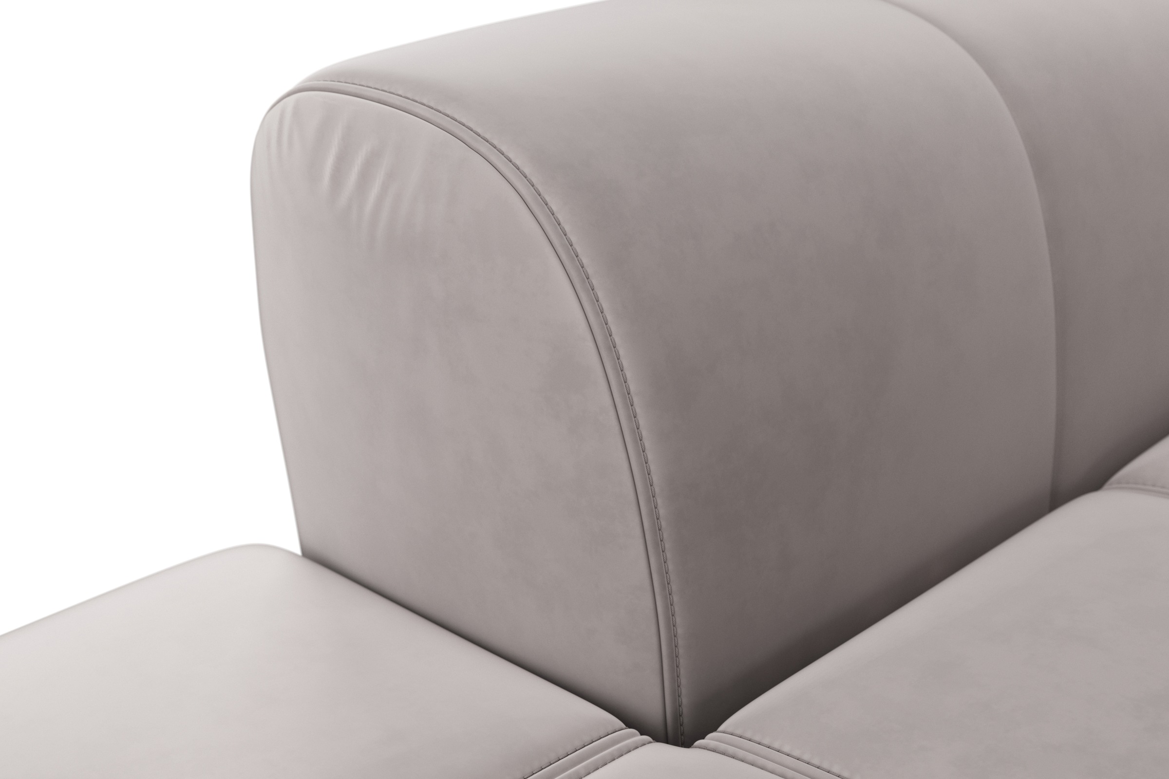 sit&more Wohnlandschaft »Bendigo U-Form«, inklusive Sitztiefenverstellung, Bodenfreiheit 15 cm, in 2 Fussfarben