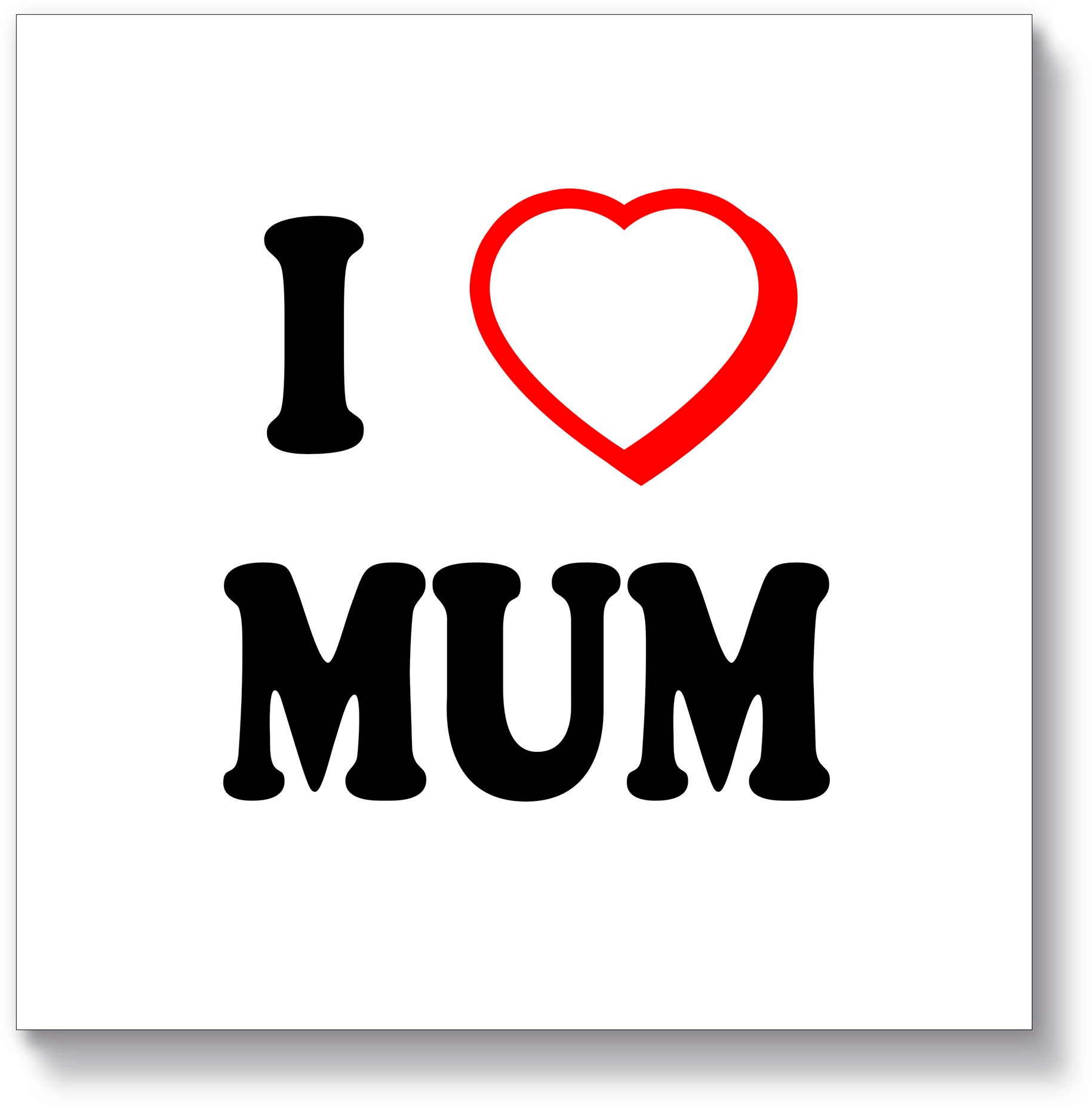 Image of Artland Holzbild »Ich liebe Mama«, (1 St.) bei Ackermann Versand Schweiz