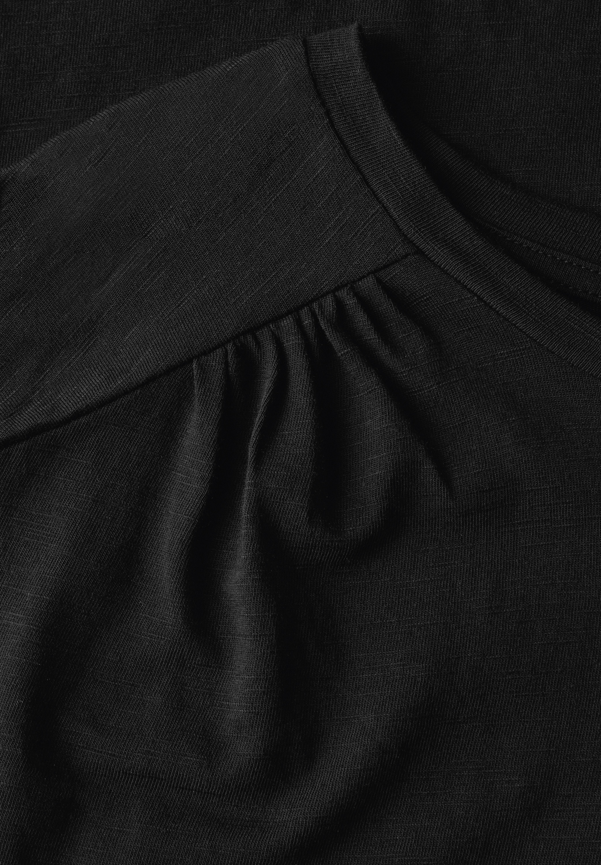 STREET ONE Shirttop, mit Raffung an der Schulter