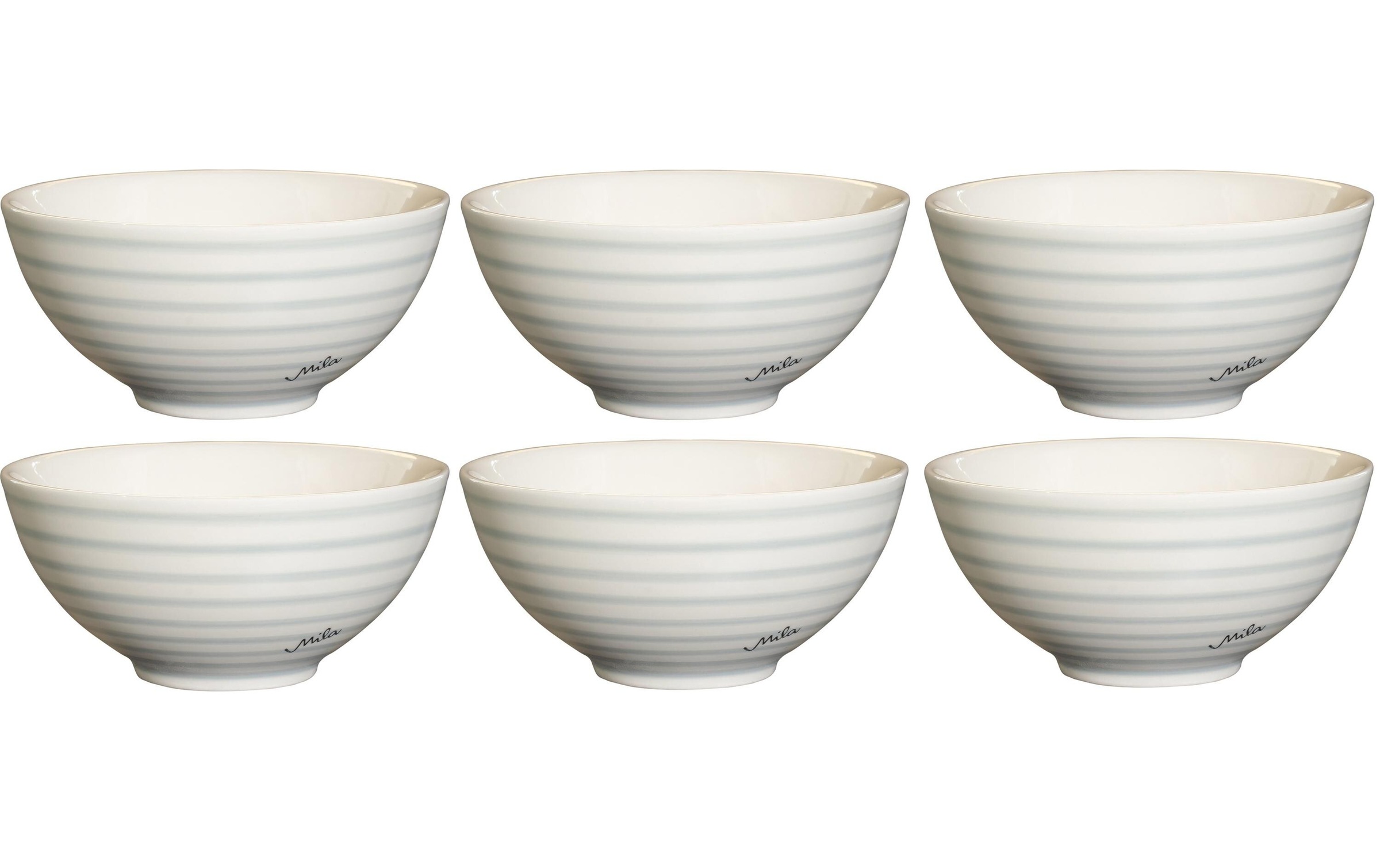 Image of Mila Schale »Skandinavian Grey 16 cm«, 6 tlg., aus Keramik bei Ackermann Versand Schweiz