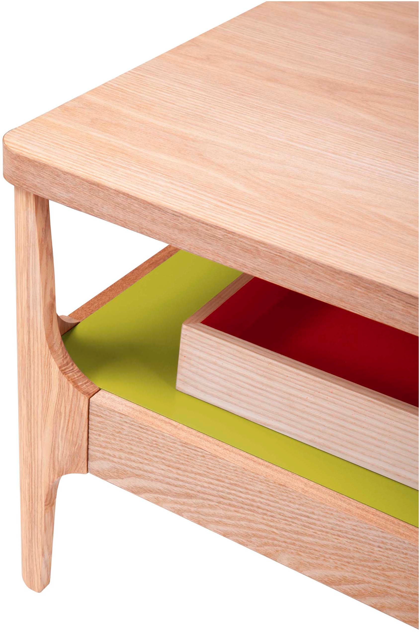 Kayoom Couchtisch »Kaffeetisch Addison, Couchtisch, offenes, ausgefallenes Design« 1 Stk. tlg. Ausgefallenes Design, Tischbeine aus Massivholz, aus robustem Material