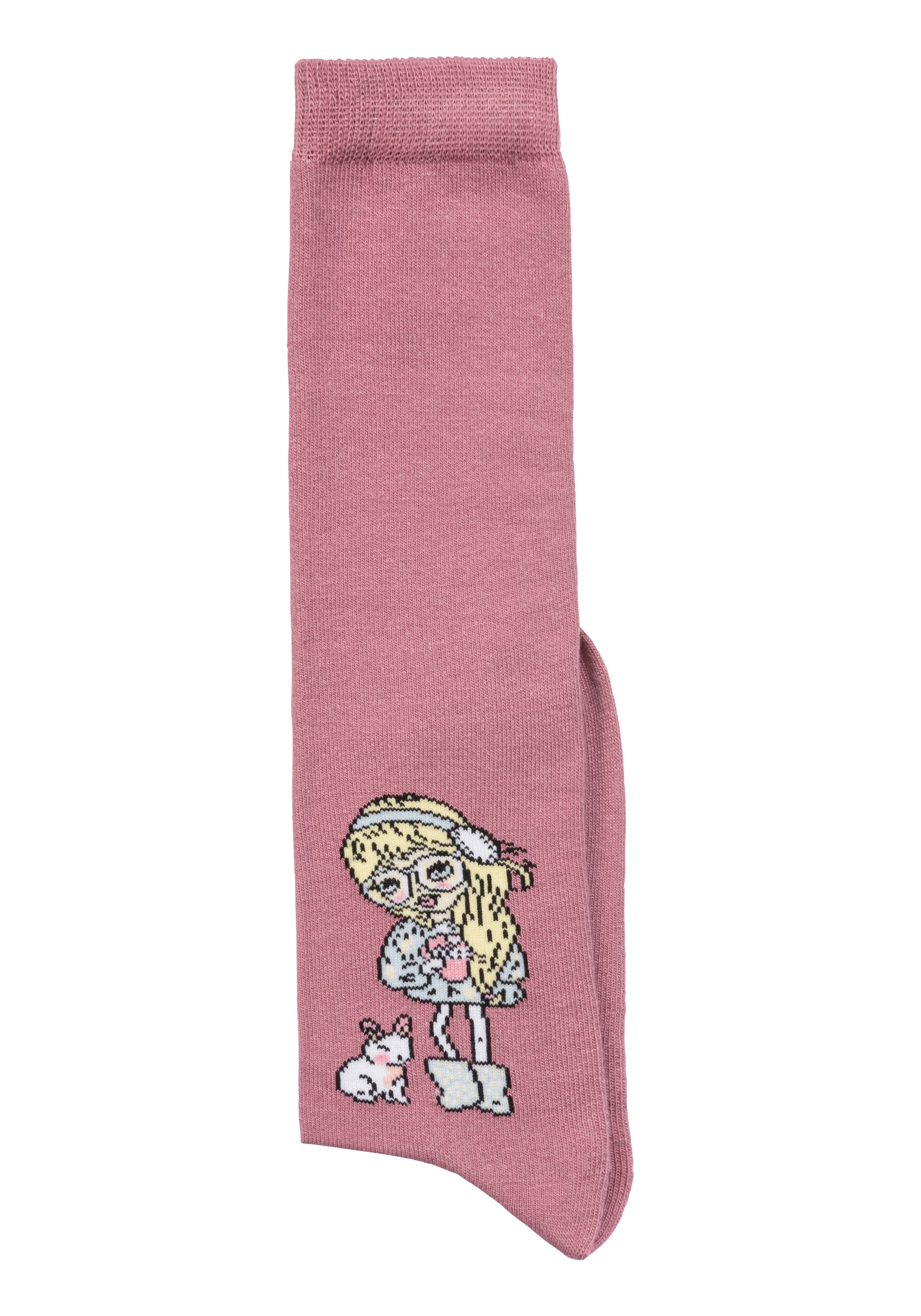 H.I.S Kniestrümpfe, (Packung, 5 Paar), mit eingestricktem Motiv