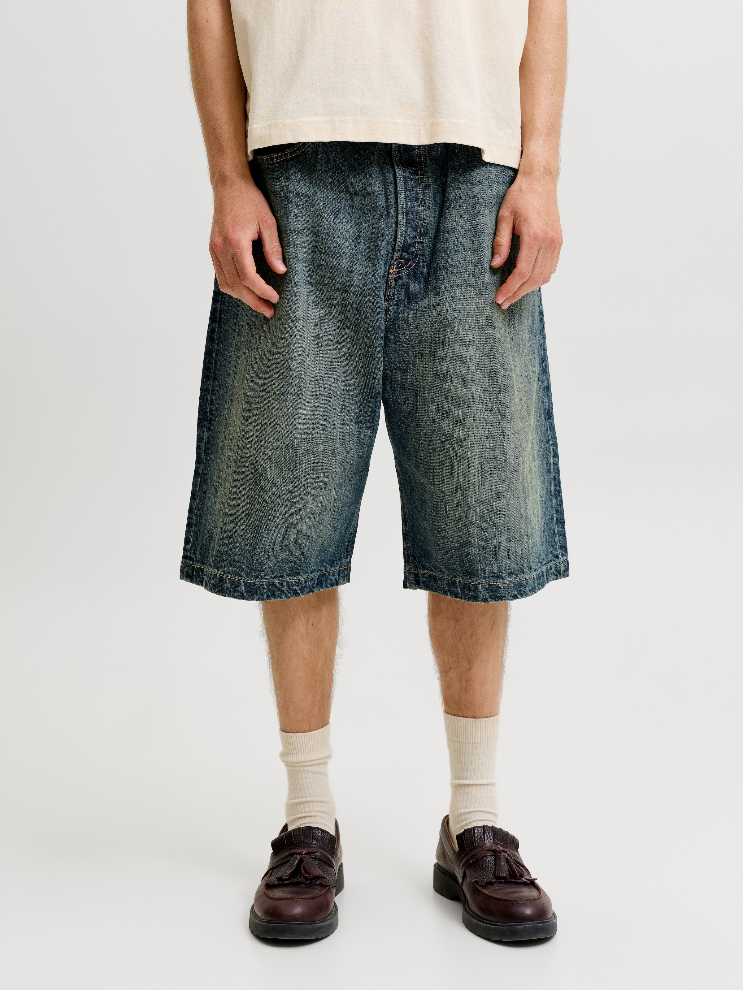 Image of Jack & Jones Shorts "JJIRON JJELI SHORTS AT 188 LN" Baumwolle