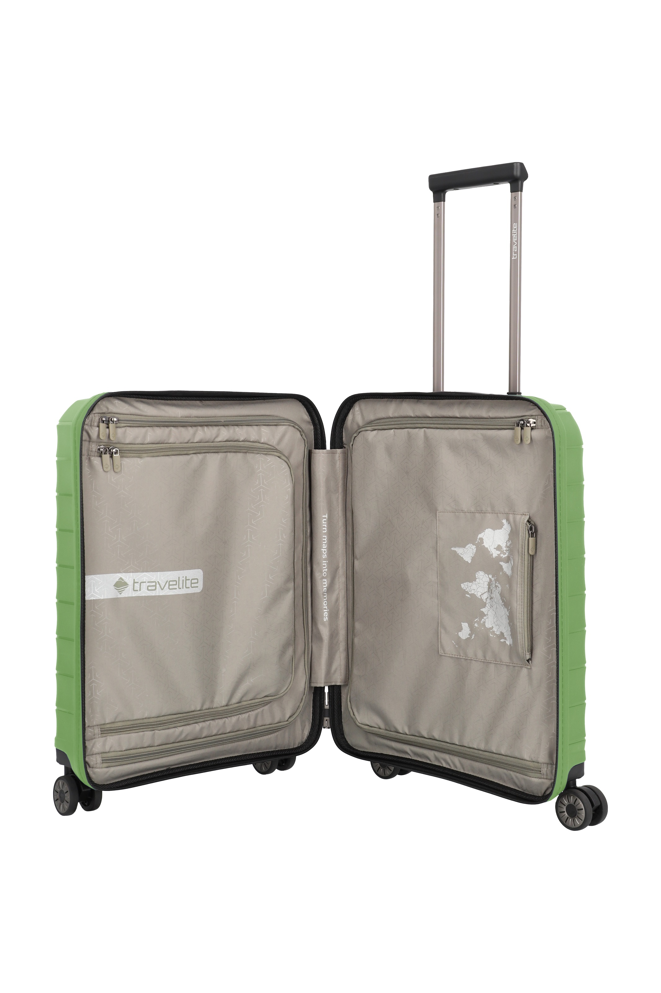travelite Trolley »MOOBY Koffer Hartschale« 39 litre 4 Rollen avec serrure TSA et surface résistante aux rayures – léger et robuste