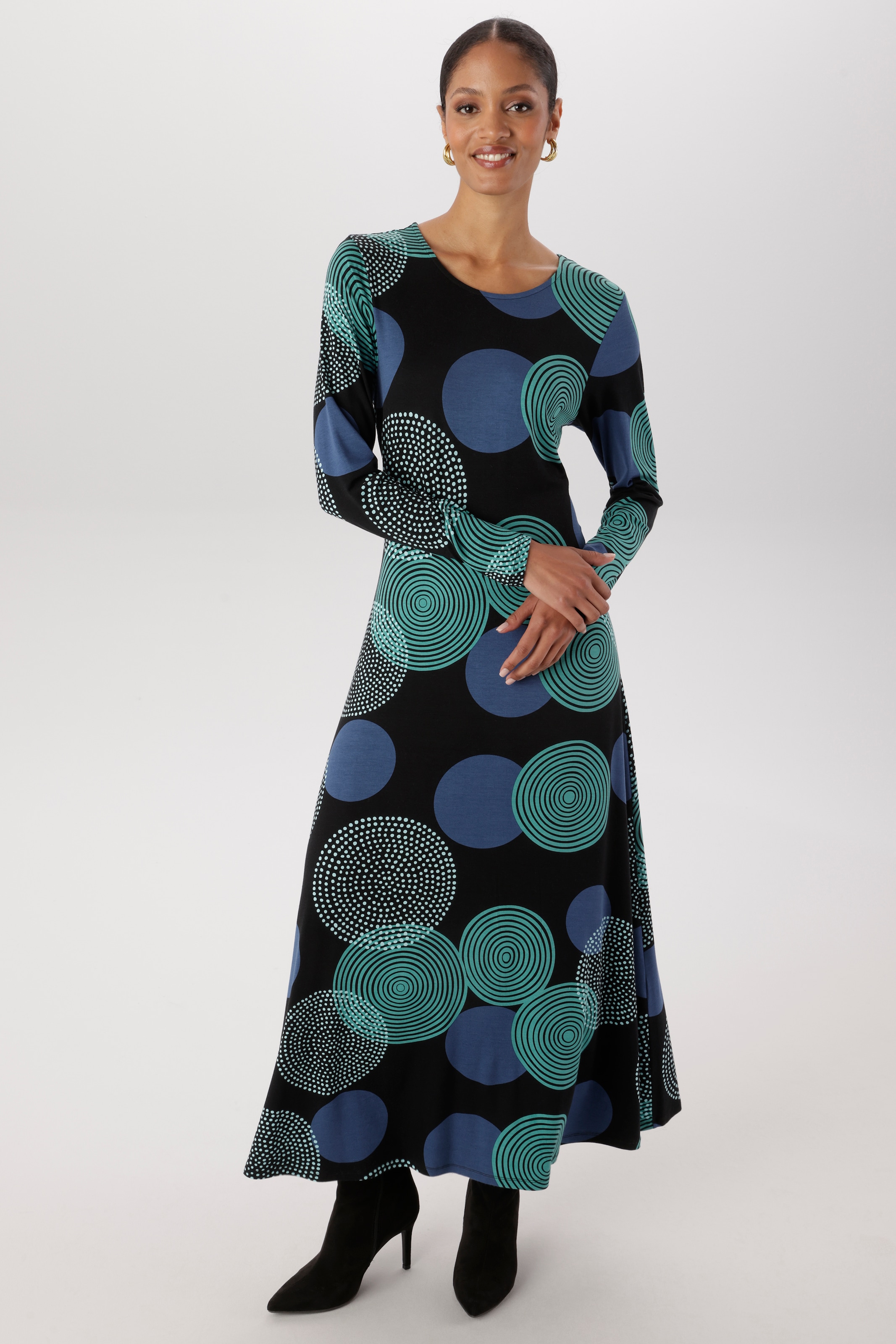 Aniston SELECTED Maxi robe avec jupe légèrement évasée - NOUVELLE COLLECTION