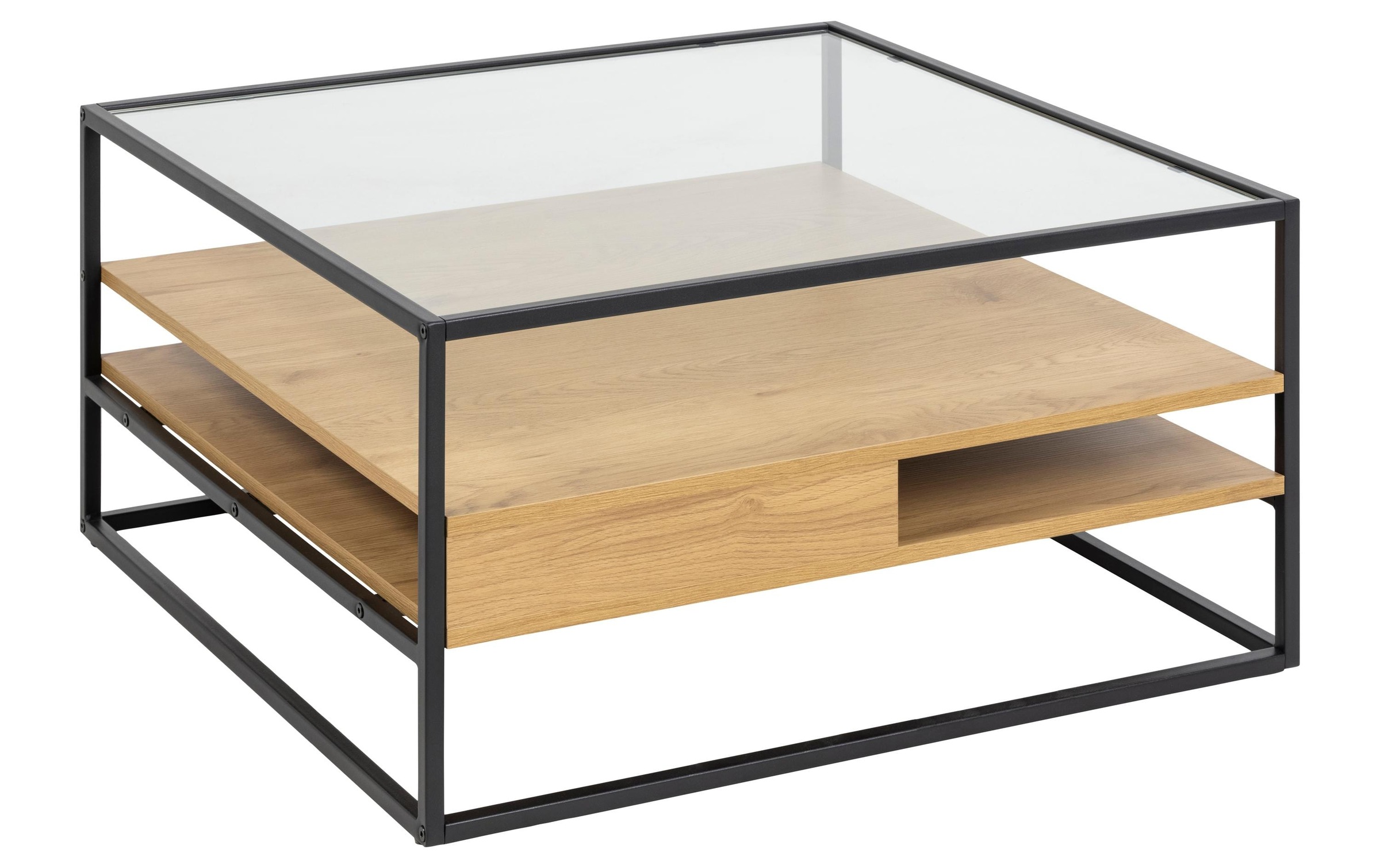 Image of AC Design Beistelltisch "Randolf 90 cm x 40 cm, Nature/Schwarz"
