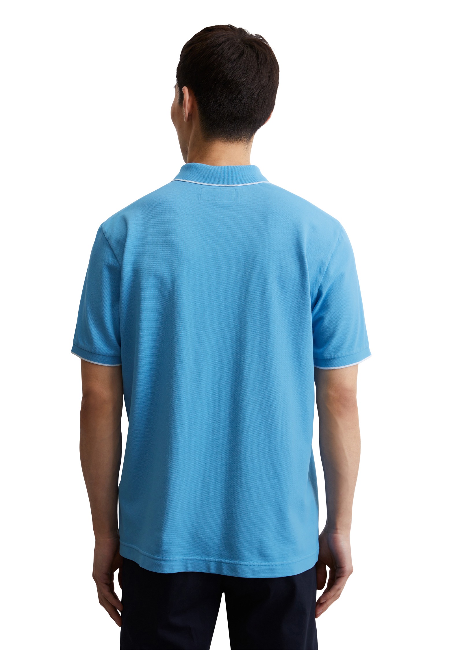 Marc O'Polo Poloshirt aus Piqué, regular fit, kontrastfarbene Details