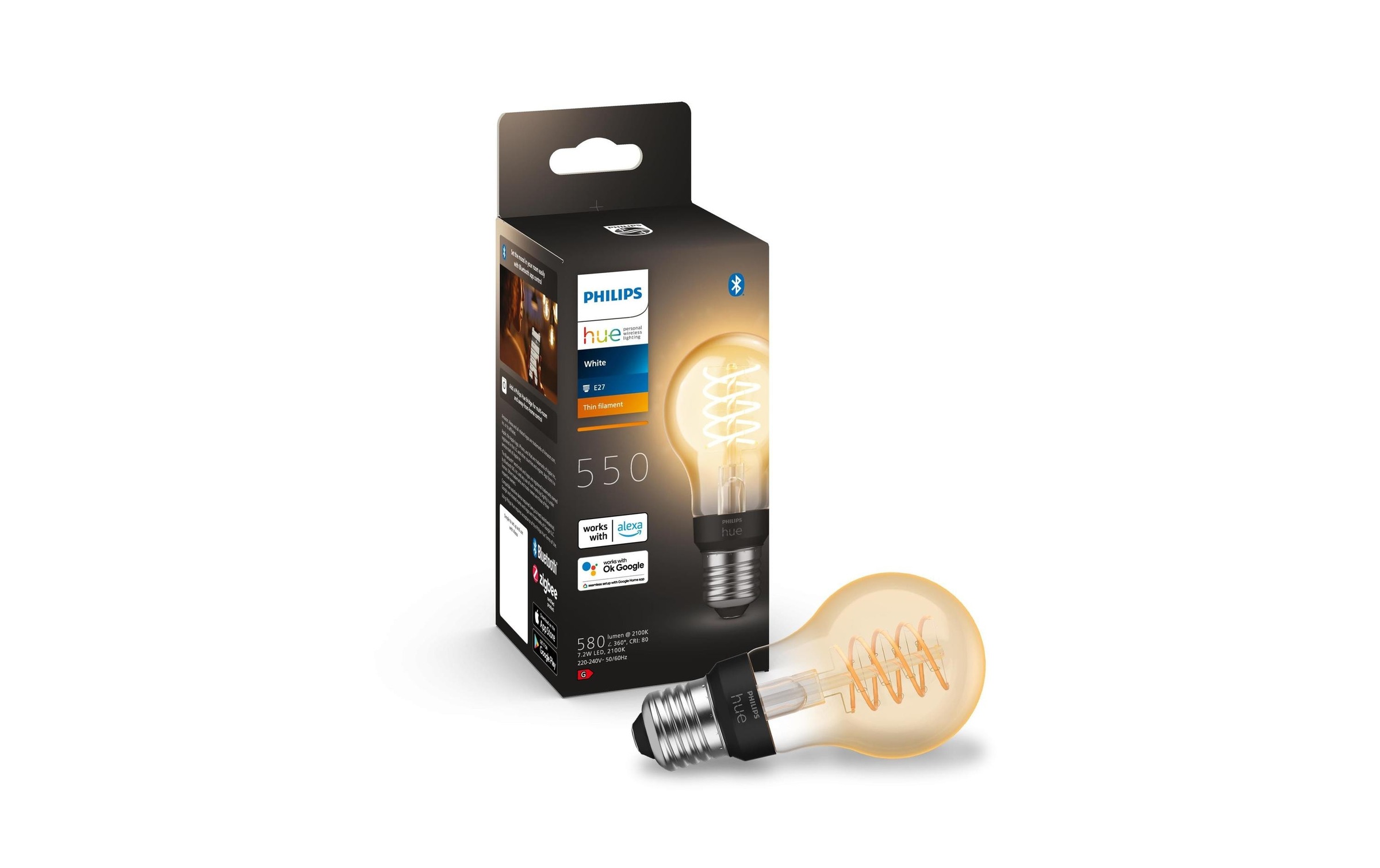 Image of Philips Hue LED-Leuchtmittel "White E27" E27