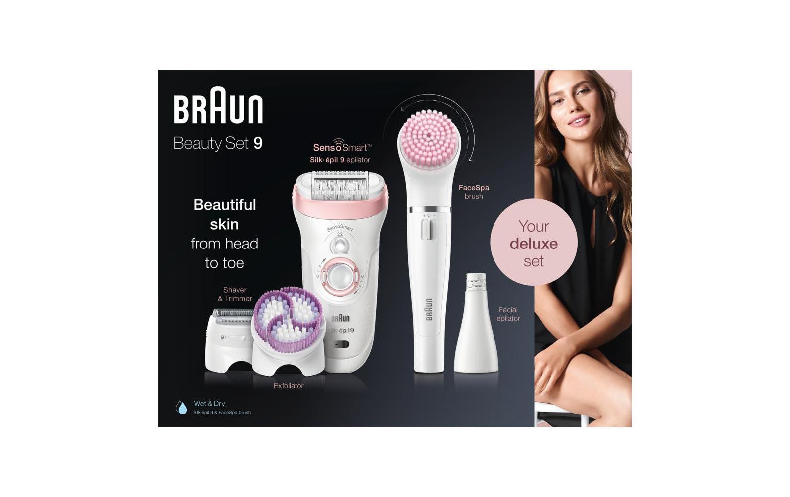 Braun Epilierer »Silk-épil 9 Beauty Set 9-975 SensoSmart«