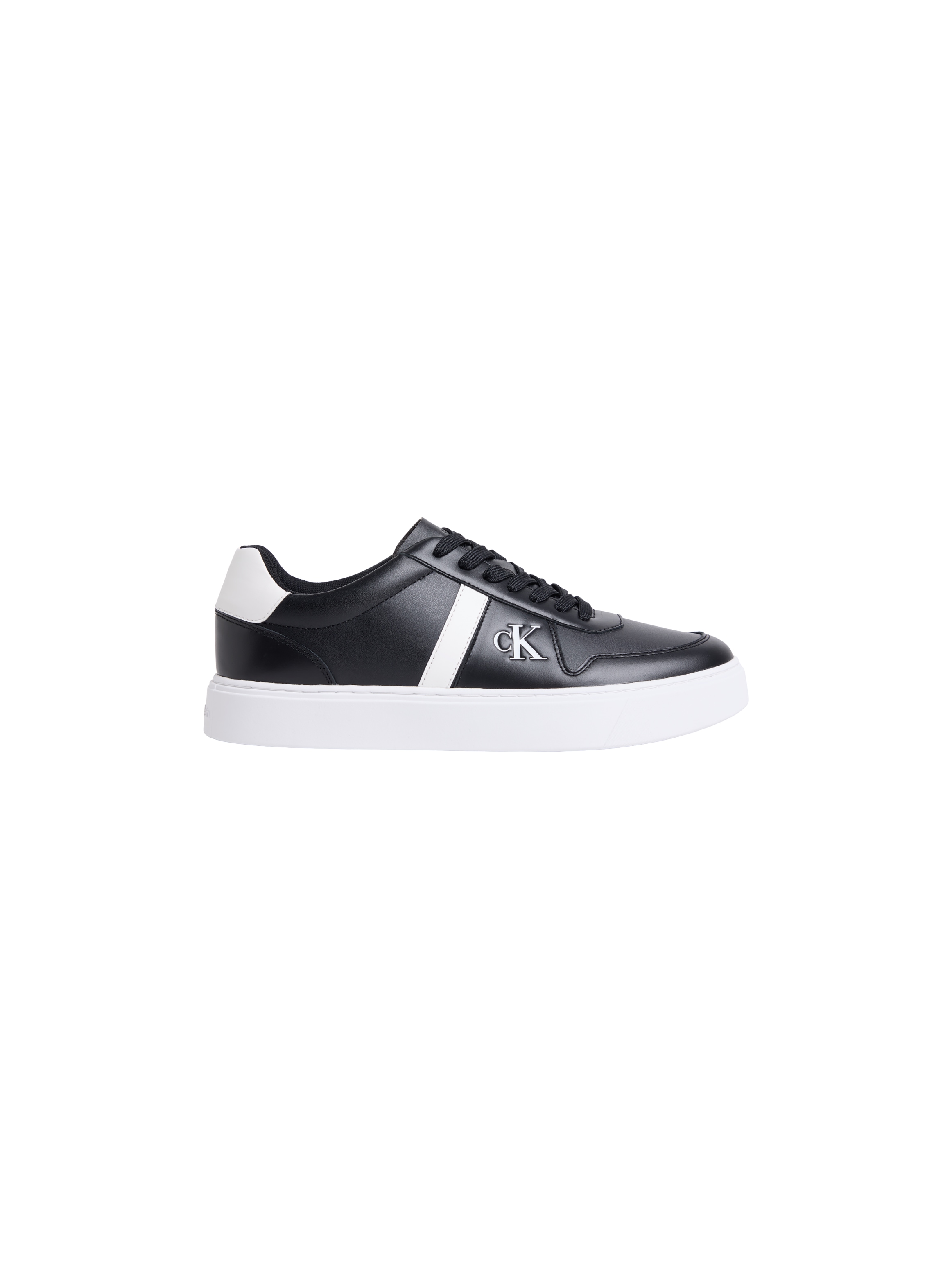 Calvin Klein Baskets à plateforme »CLASSIC CUPS LACE LTH EMB TONGUE«  basket sneaker, chaussure basse, chaussure à lacets avec logo CK latéral