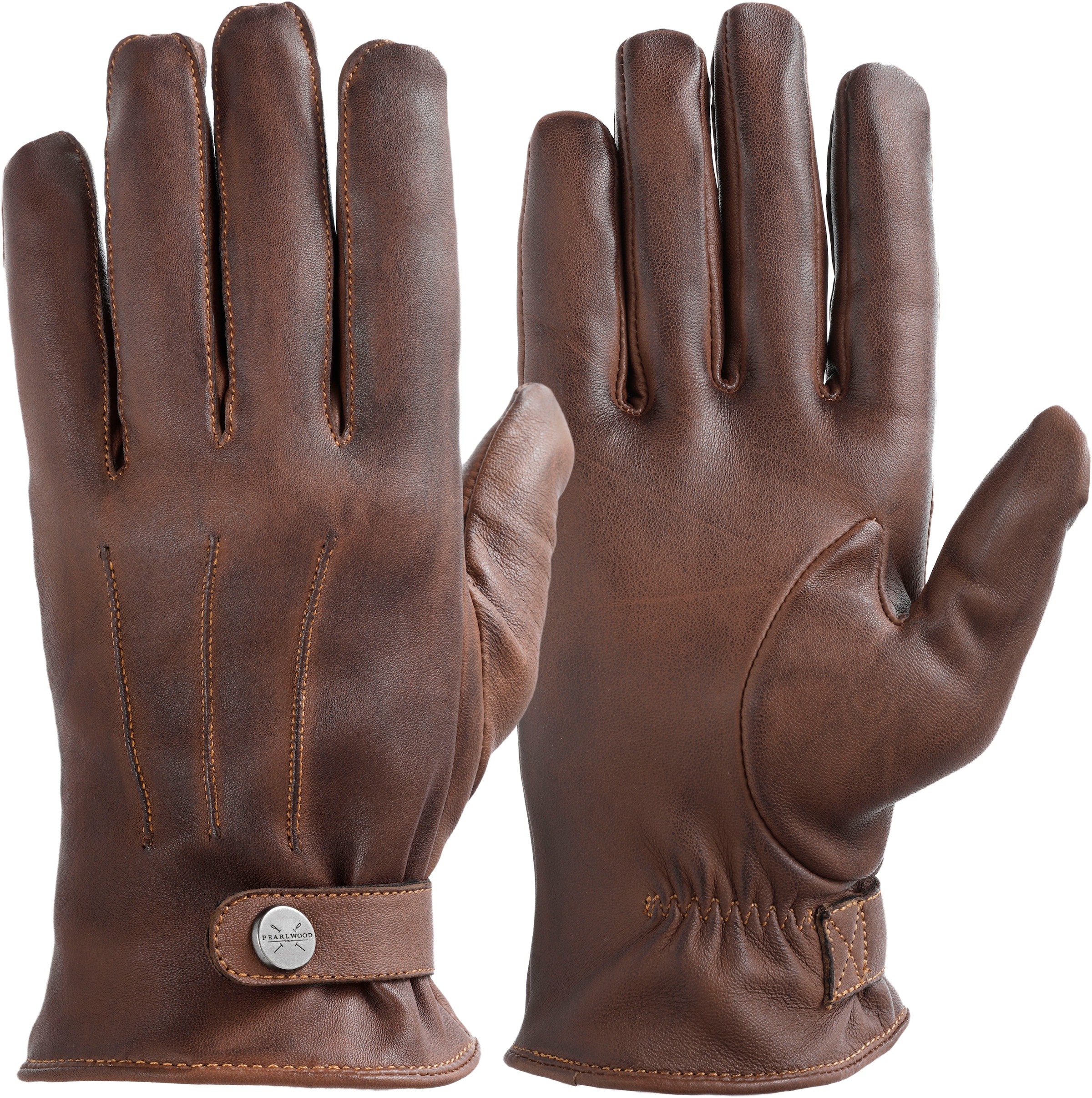 Image of PEARLWOOD Lederhandschuhe mit verstellbarem Riemen