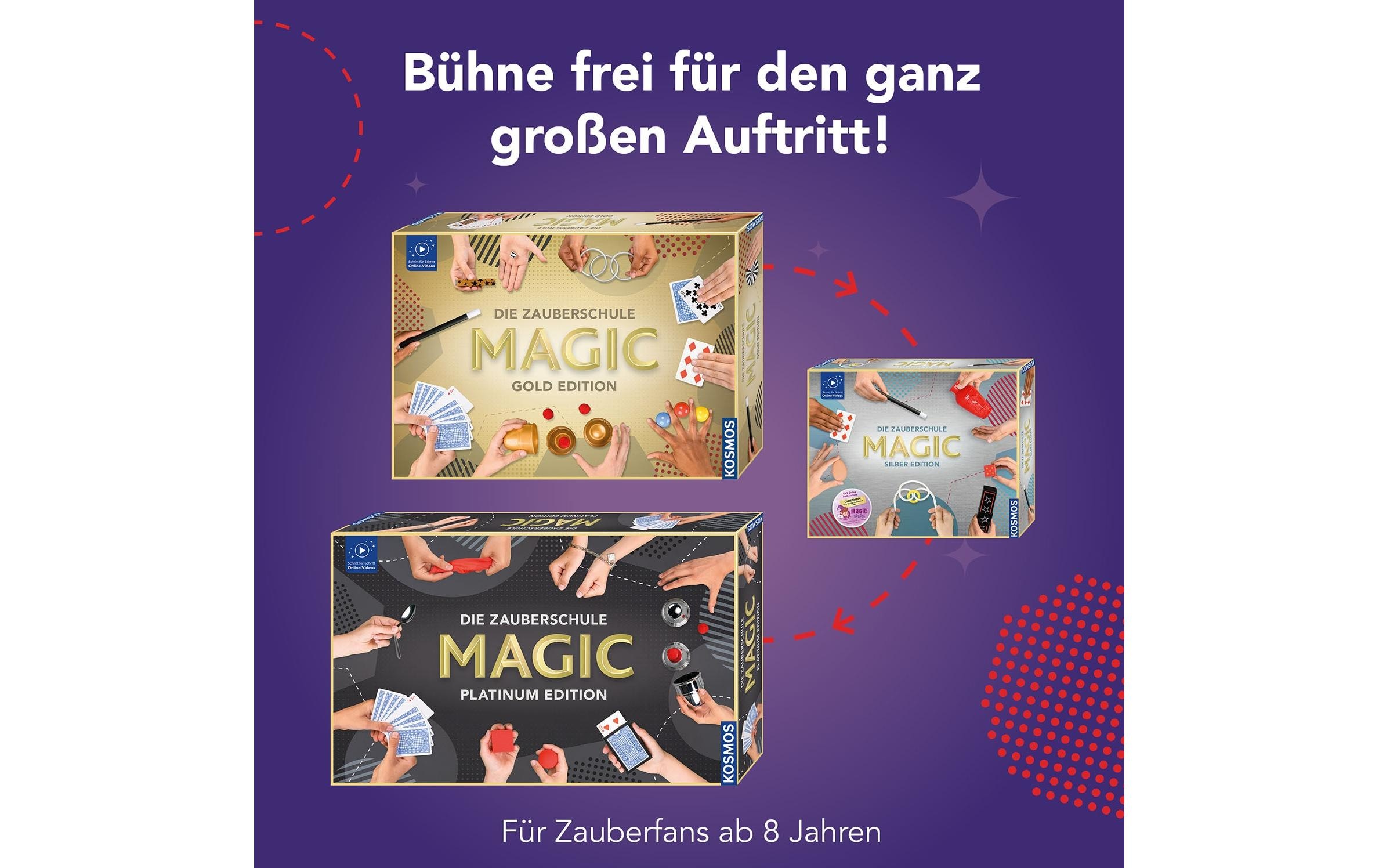 Kosmos Spiel »Die Zauberschule Magic - Silberfarben Edition«