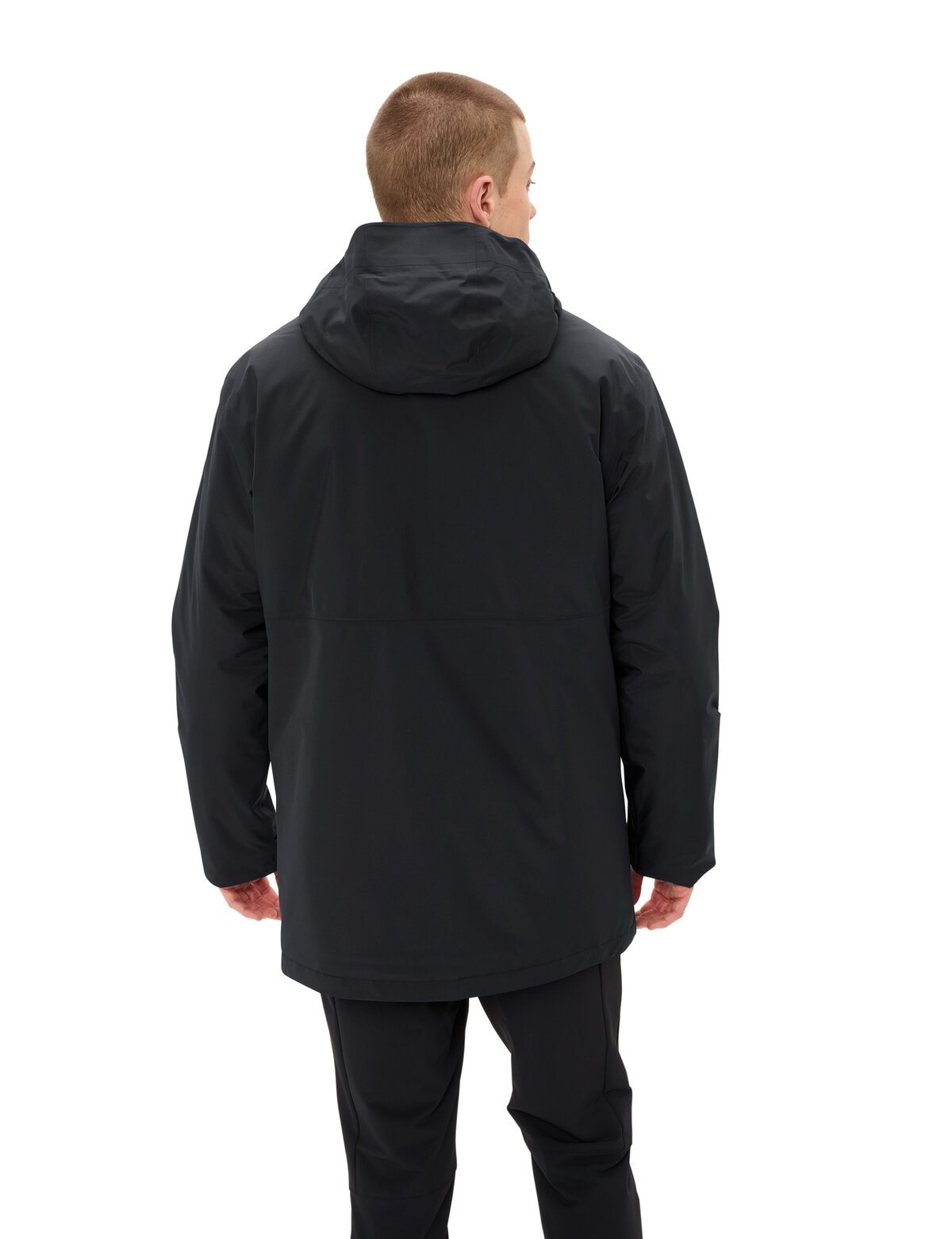 VAUDE Wintermantel »MEN'S ROSEMOOR PADDED PARKA« mit durchgehender Isolierung, bis zu den Oberschenkeln, wasserdicht