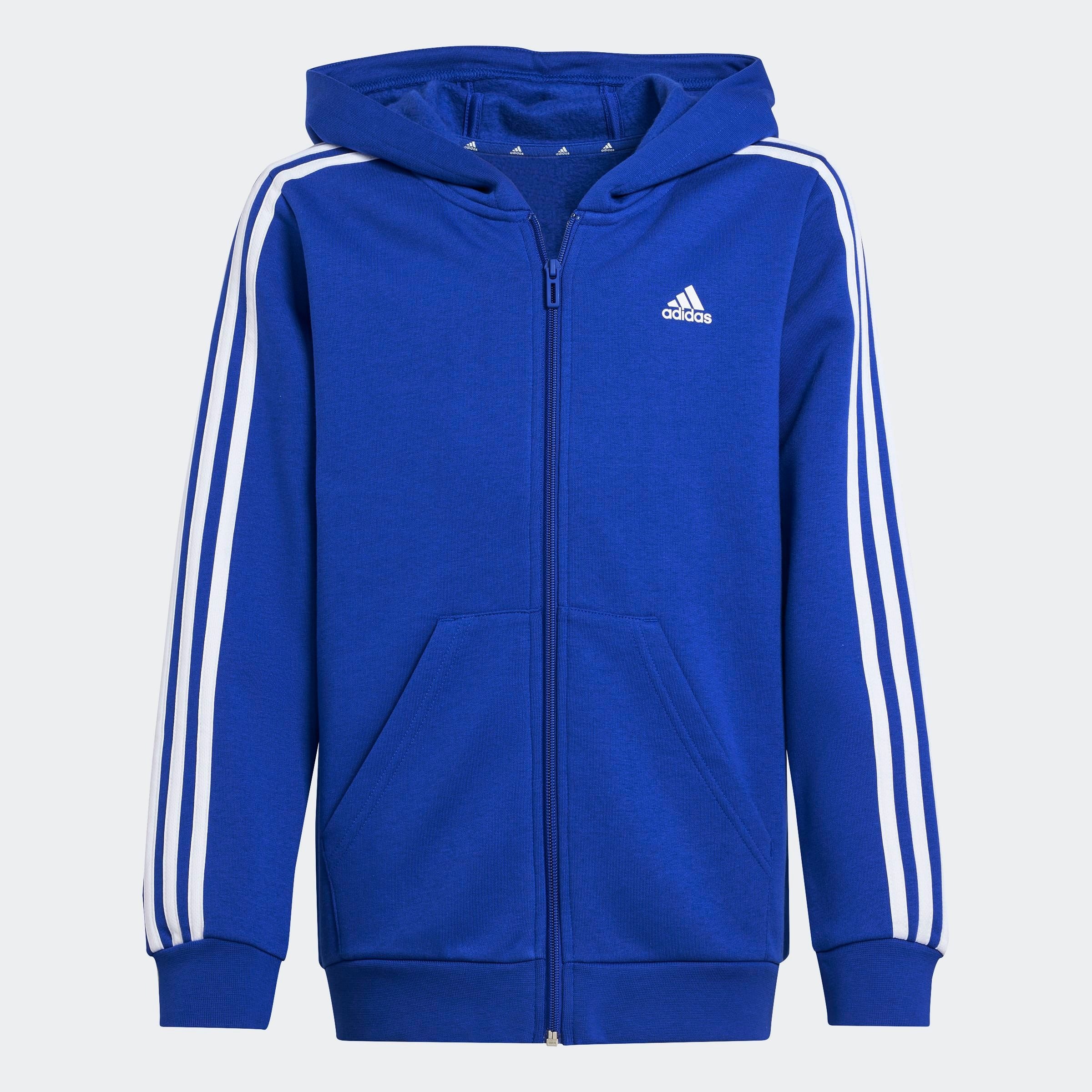 adidas Sportswear Kapuzensweatshirt »ESSENTIALS 3STREIFEN FLEECE KAPUZENJACKE«