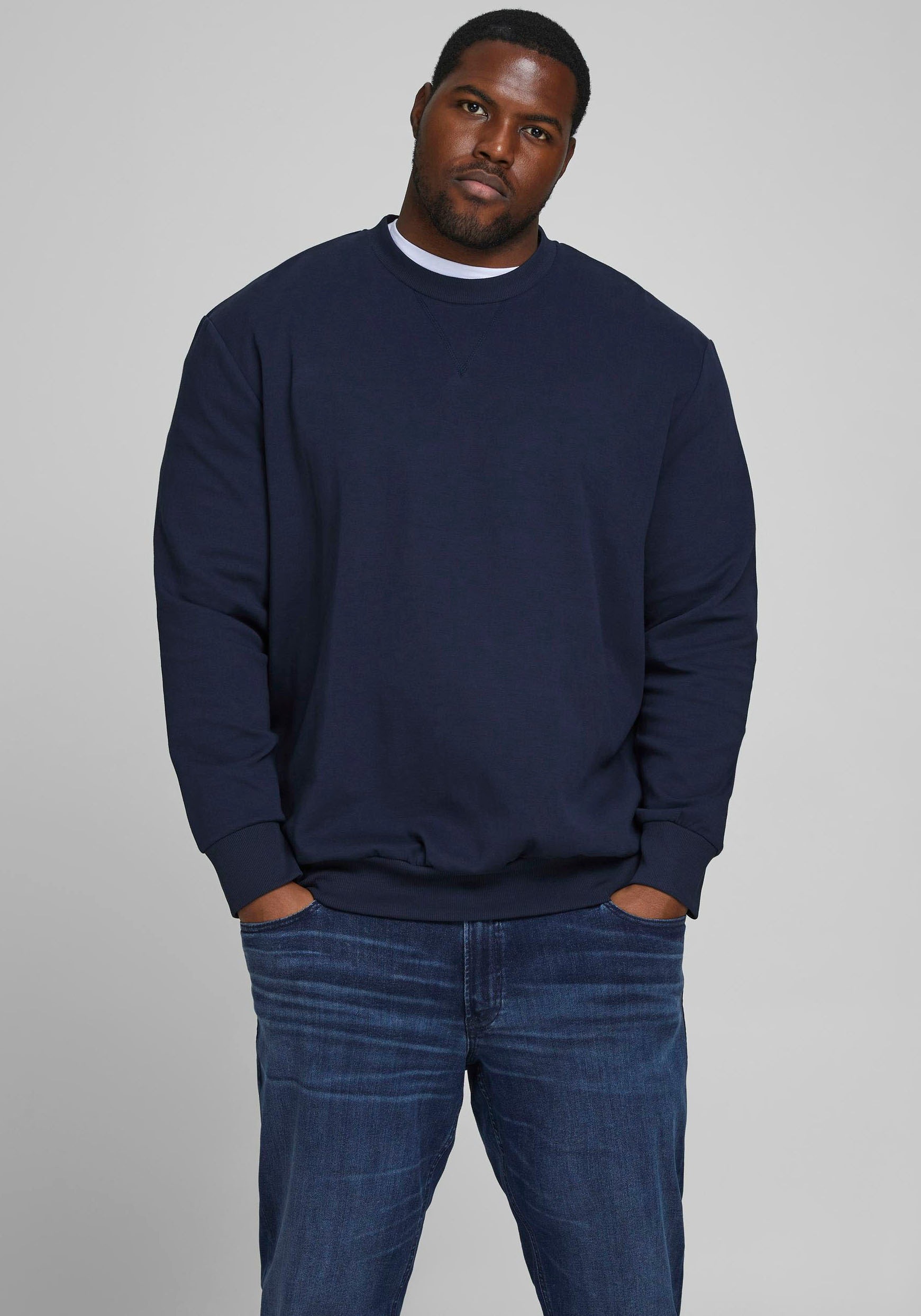Image of Jack & Jones PlusSize Sweatshirt "BASIC SWEAT CREW NECK"