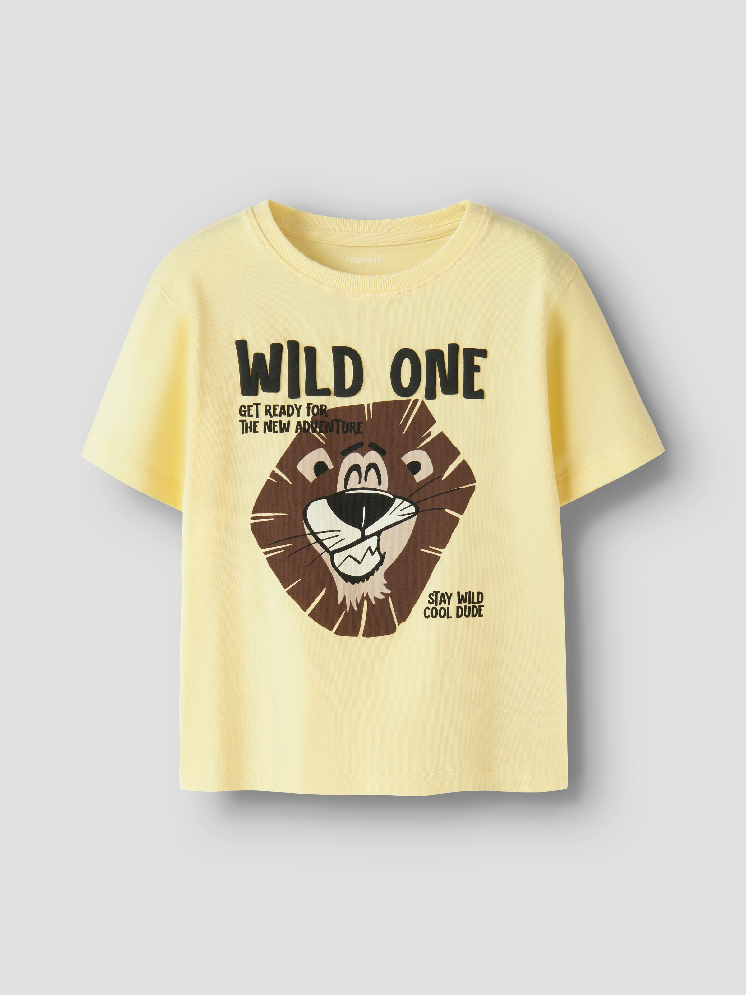 Image of Name It T-Shirt "NMMHARLY SS NREG TOP BOX" Baumwollmischung, regular fit