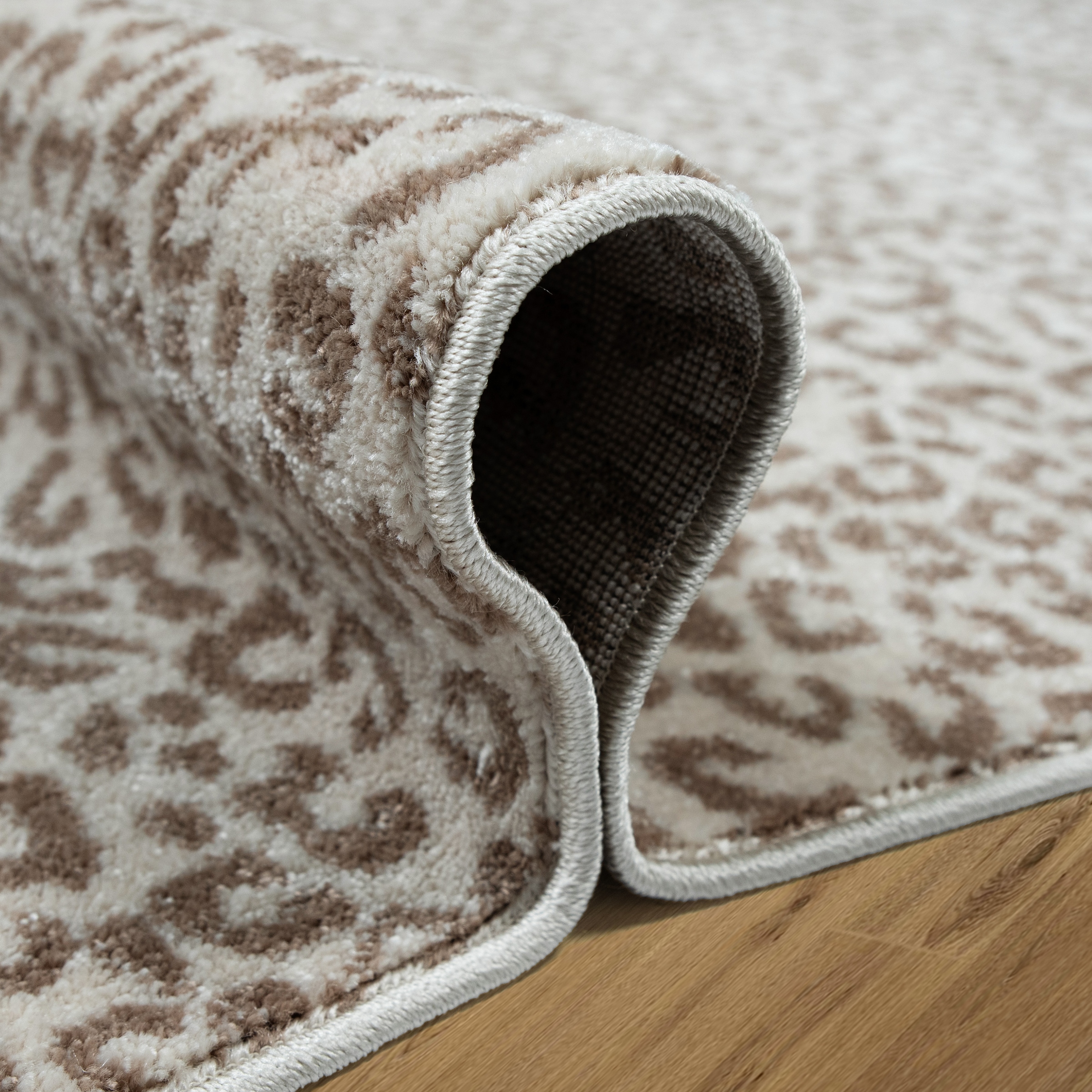 GOODproduct Tapis »Fynna, Leoparden-Muster, Animal Print, modern« Rectangulaire 9 mm Höhe Léopard, peluche très douce, salon, chambre, salle à manger