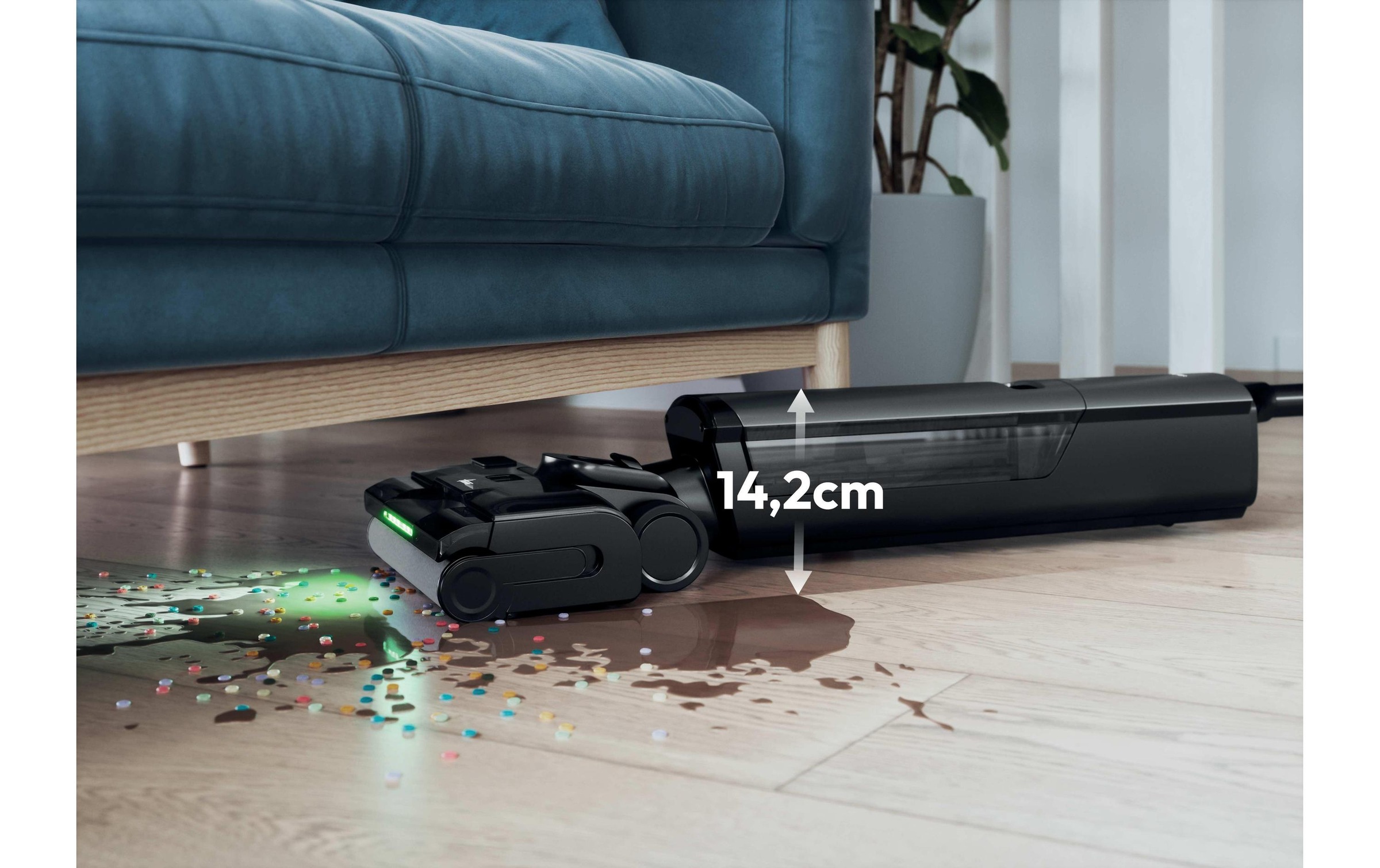Hoover Nass-Trocken-Akkusauger »HW6 Ultra Clean HW600 11« Nass- und Trockensauger mit 20.000 Pa Saugkraft und LED-Display
