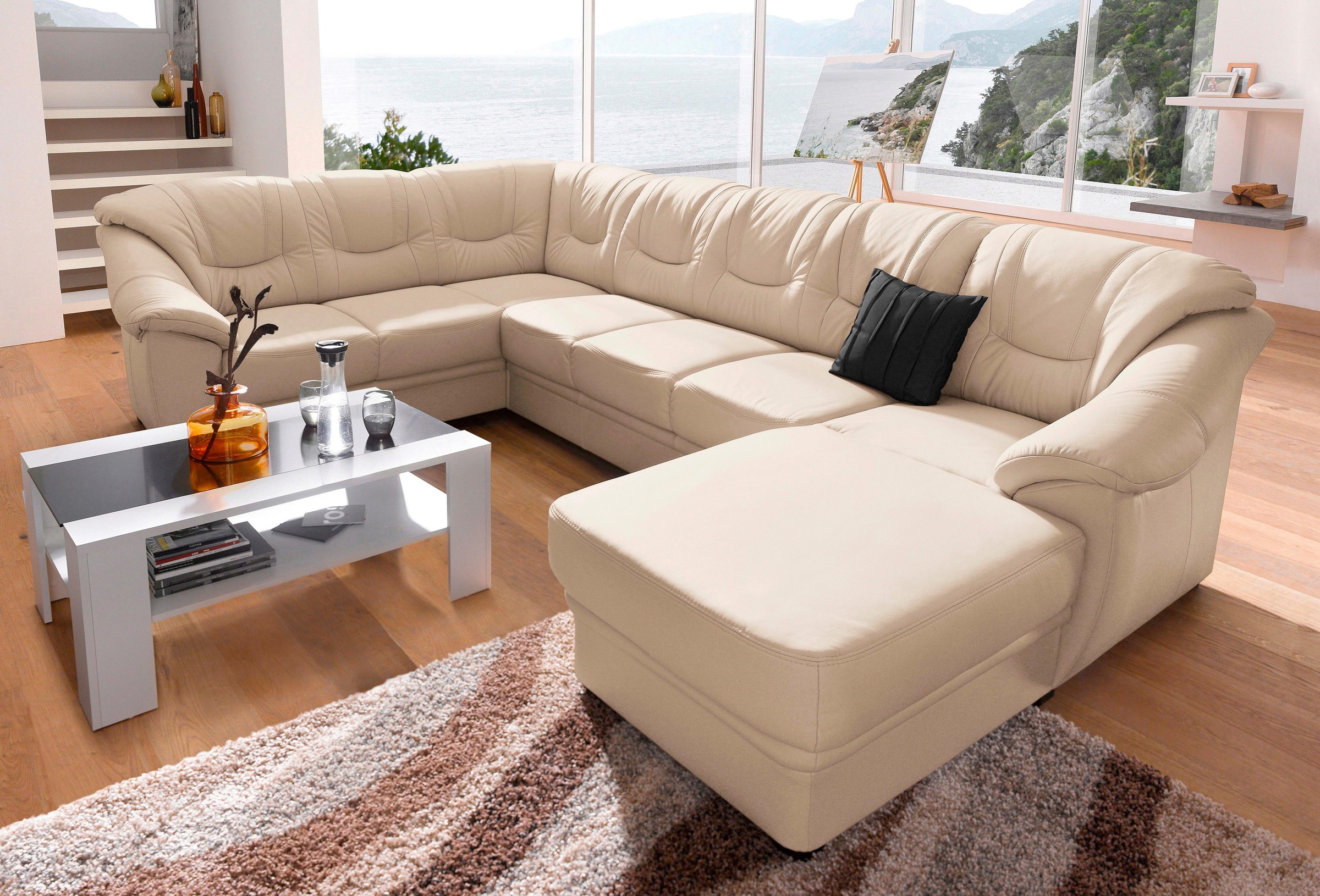 Image of sit&more Wohnlandschaft, wahlweise mit Bettfunktion, inklusive Federkern, frei im Raum stellbar bei Ackermann Versand Schweiz