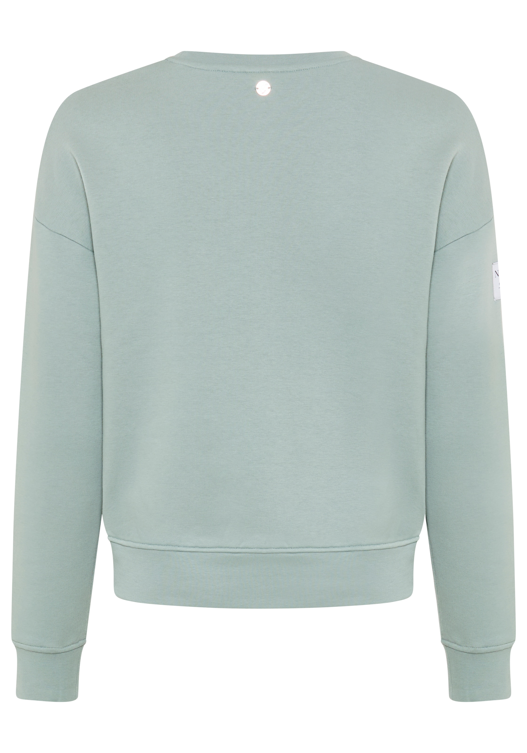 Bruno Banani Sweatshirt , mit Rundhalsausschnitt und platzierten Weblabels
