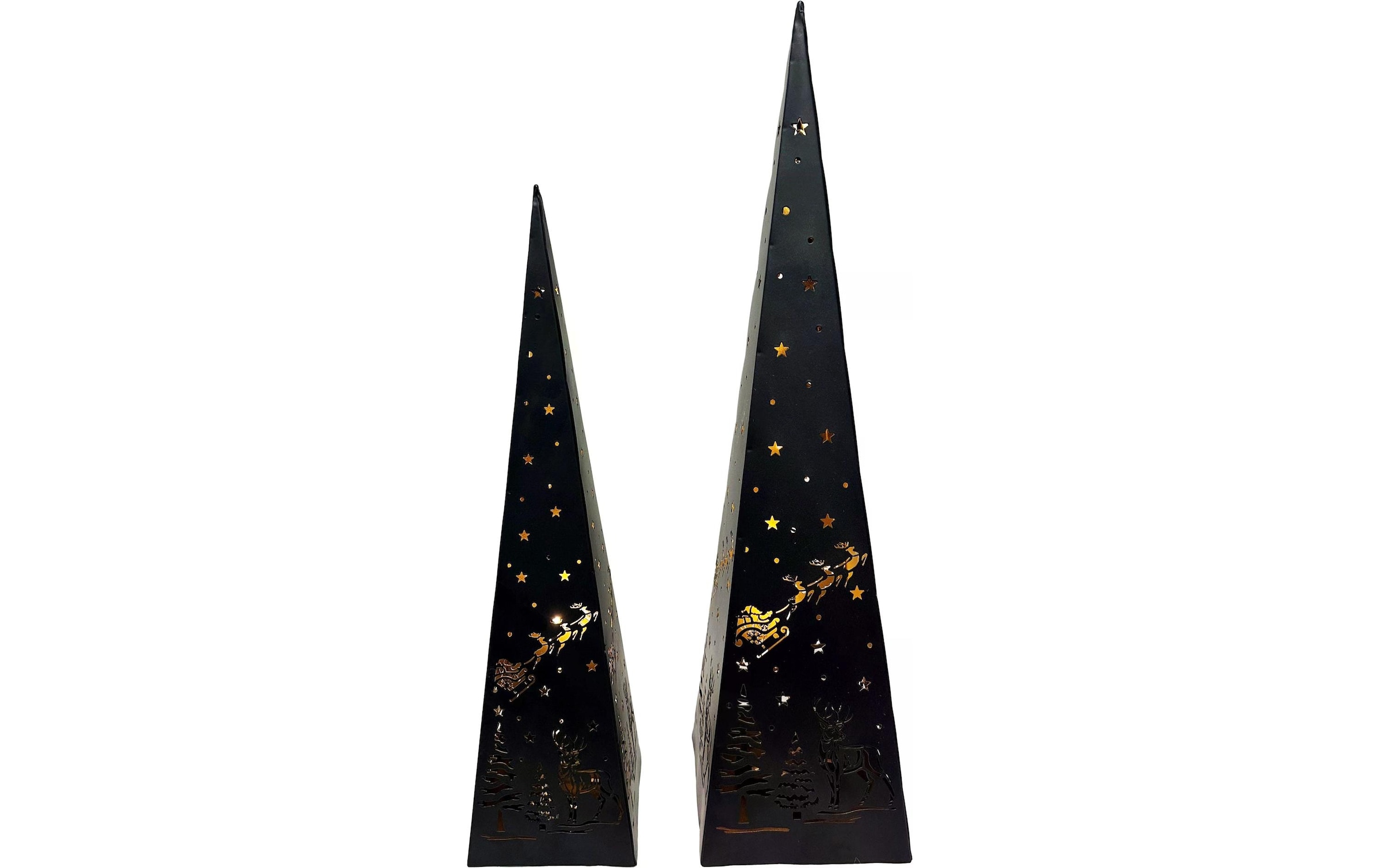   LED Tischleuchte »Dameco Pyramide Forest 20 LEDs 40 cm« Warmweiss