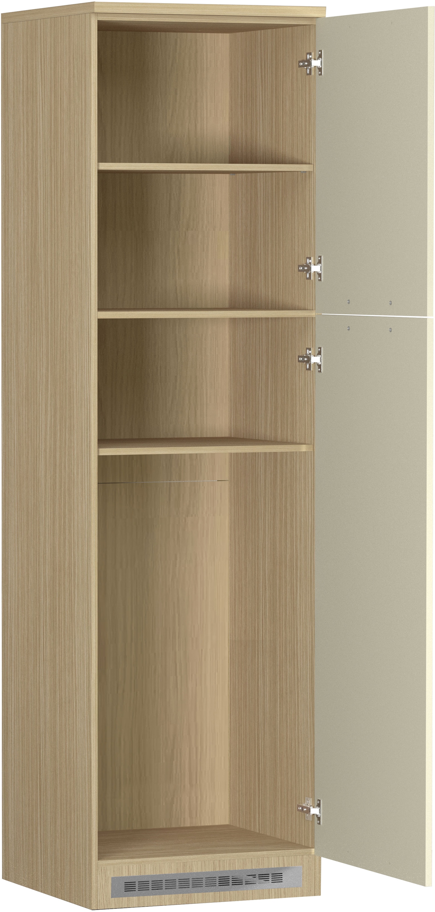 KOCHSTATION Kühlumbauschrank »Luna, Kühlschrank-Umbau, Einbauschrank für Kühlschrank, Made in Italy« B/T/H: 60×60×214,5 cm, für zwei Kühlschrankhöhen vorbereitet