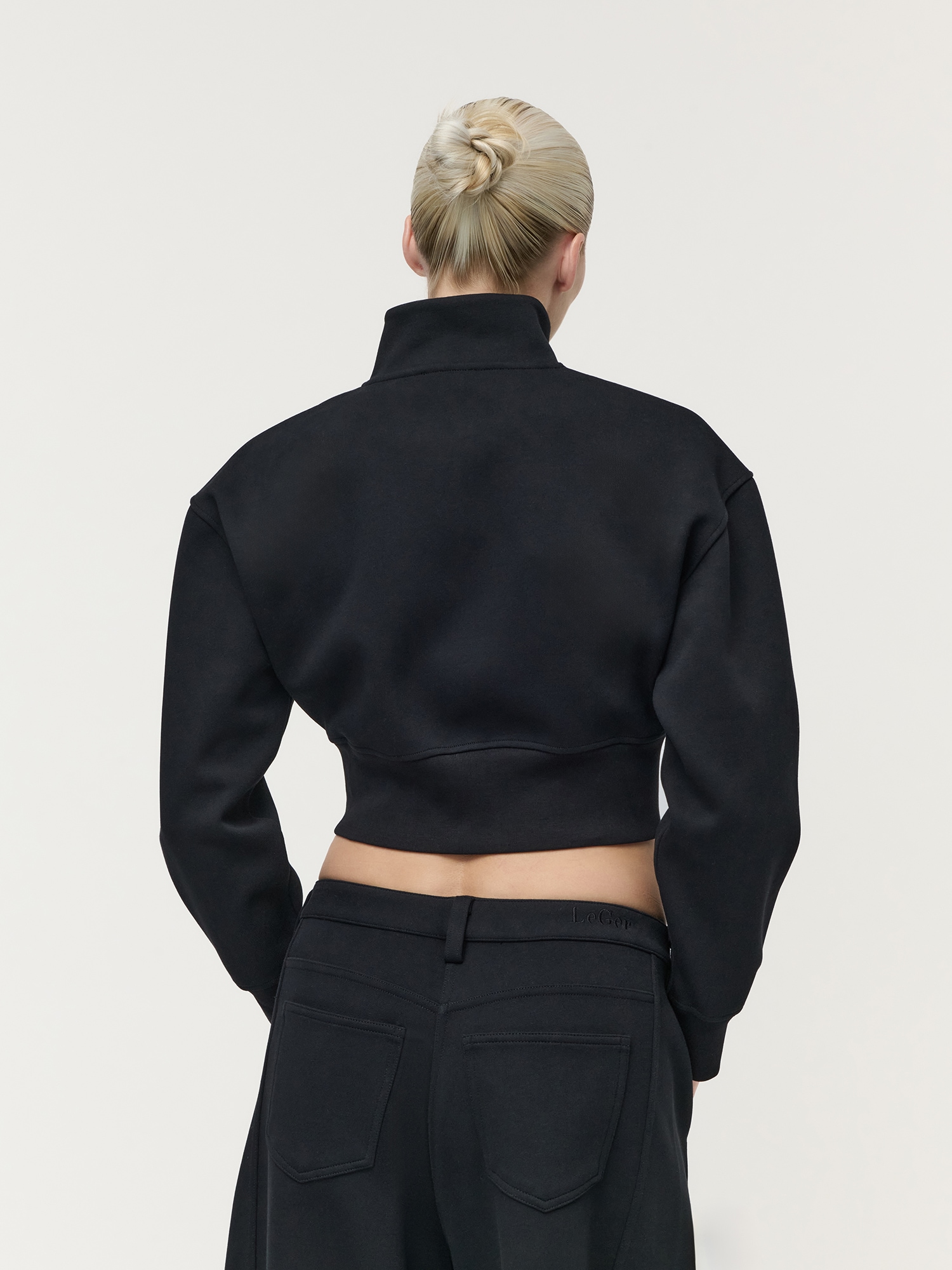 LeGer Sweatjacke »Kasha, LeGer by Lena Gercke« verkürzte Form