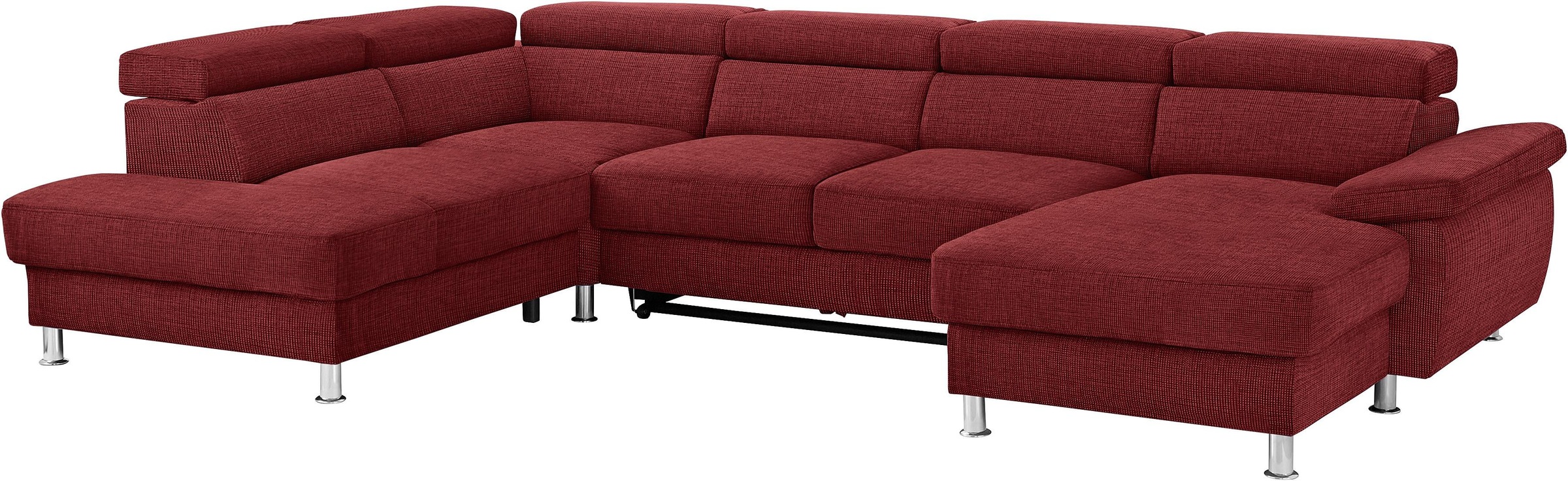 Image of Nova Via Wohnlandschaft »Lasse«, inklusive Kopfteilverstellung, wahlweise mit Aqua Clean Stoff für leichte Reinigung mit Wasser bei Ackermann Versand Schweiz