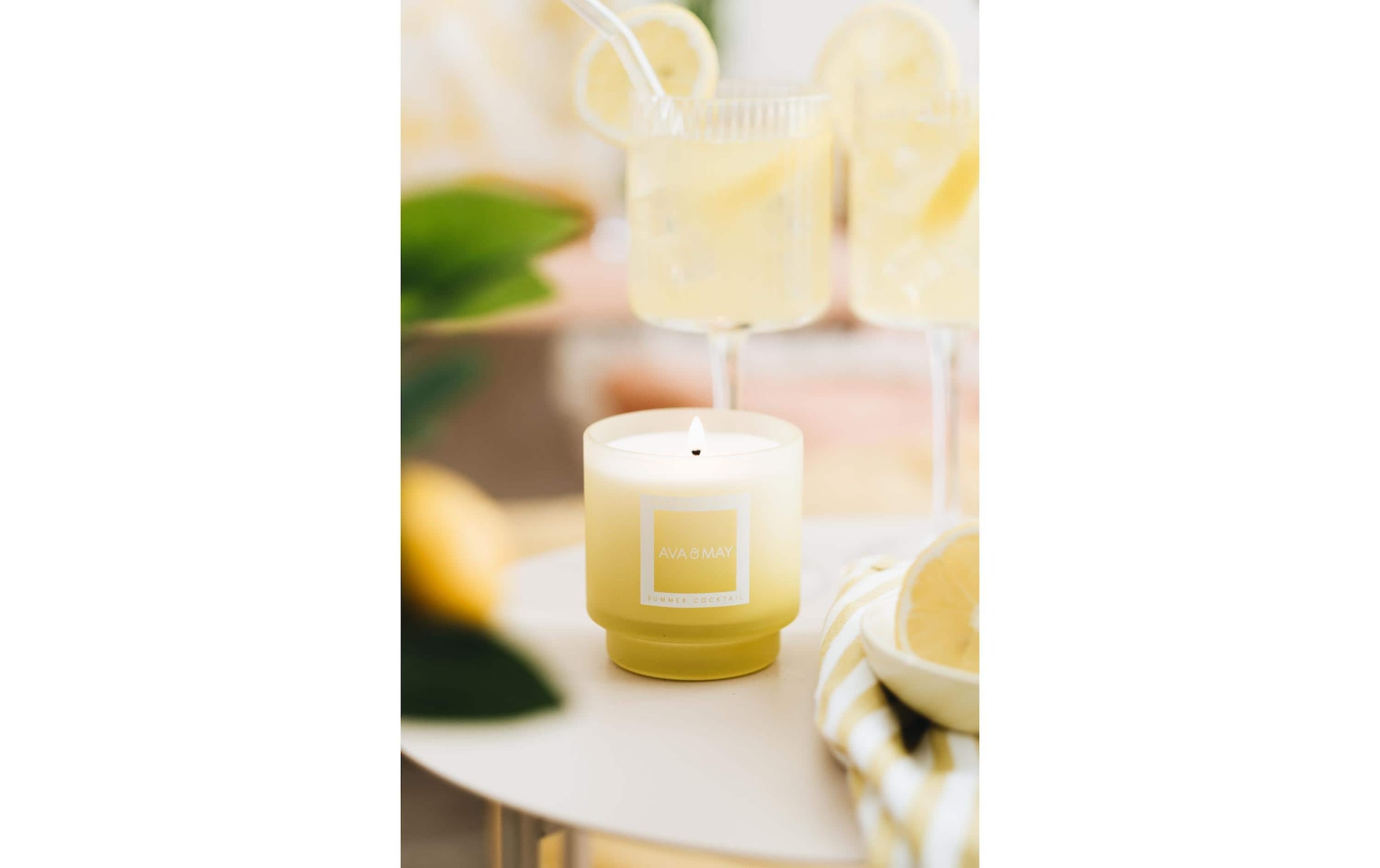 AVA & MAY Bougie parfumée »Limoncello Spritz 200 g«