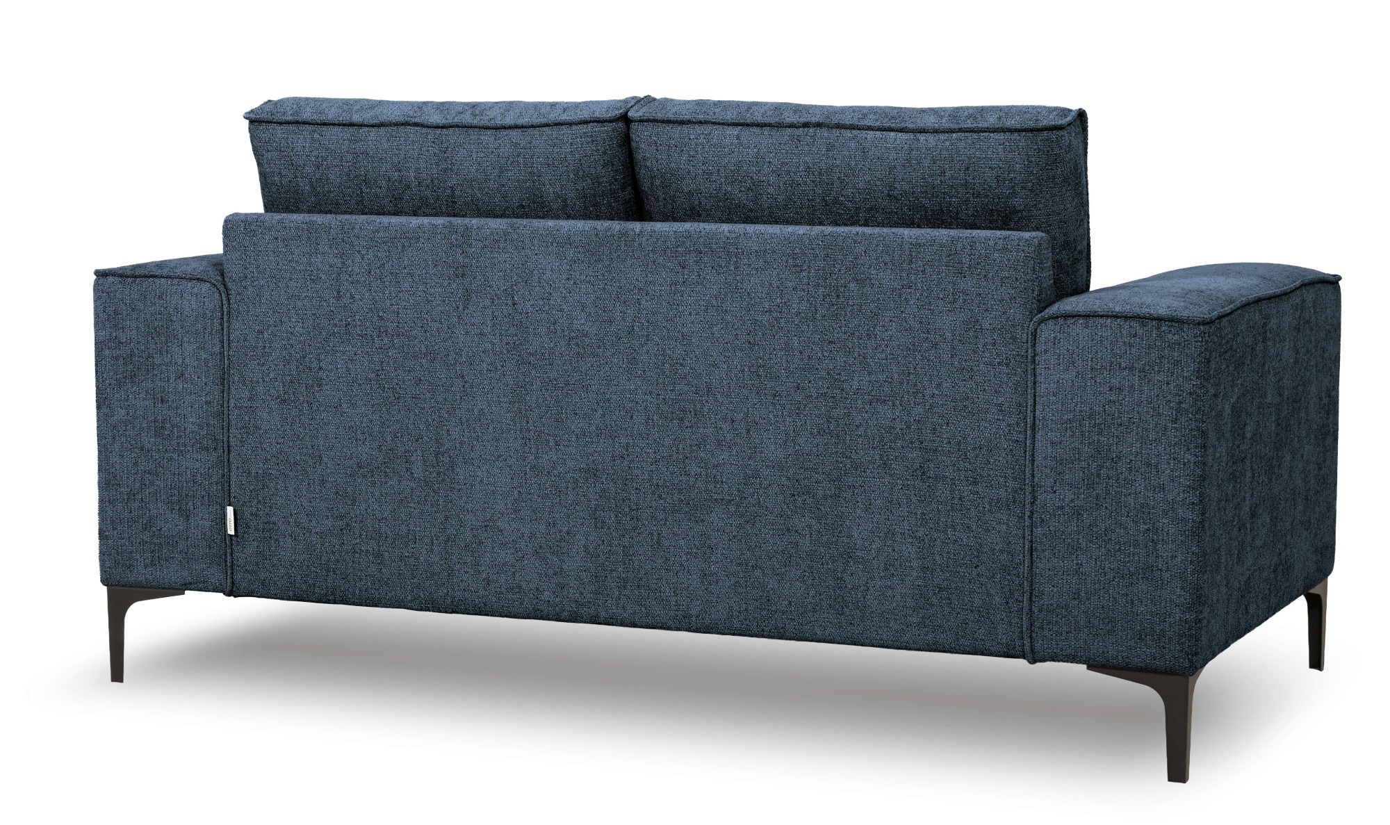 GOODproduct 2-places »Kompaktsofa Oland mit modernem Chenille-Bezug« 164 cm, Wellenunterfederung, Skandi-Design, Metallfüsse
