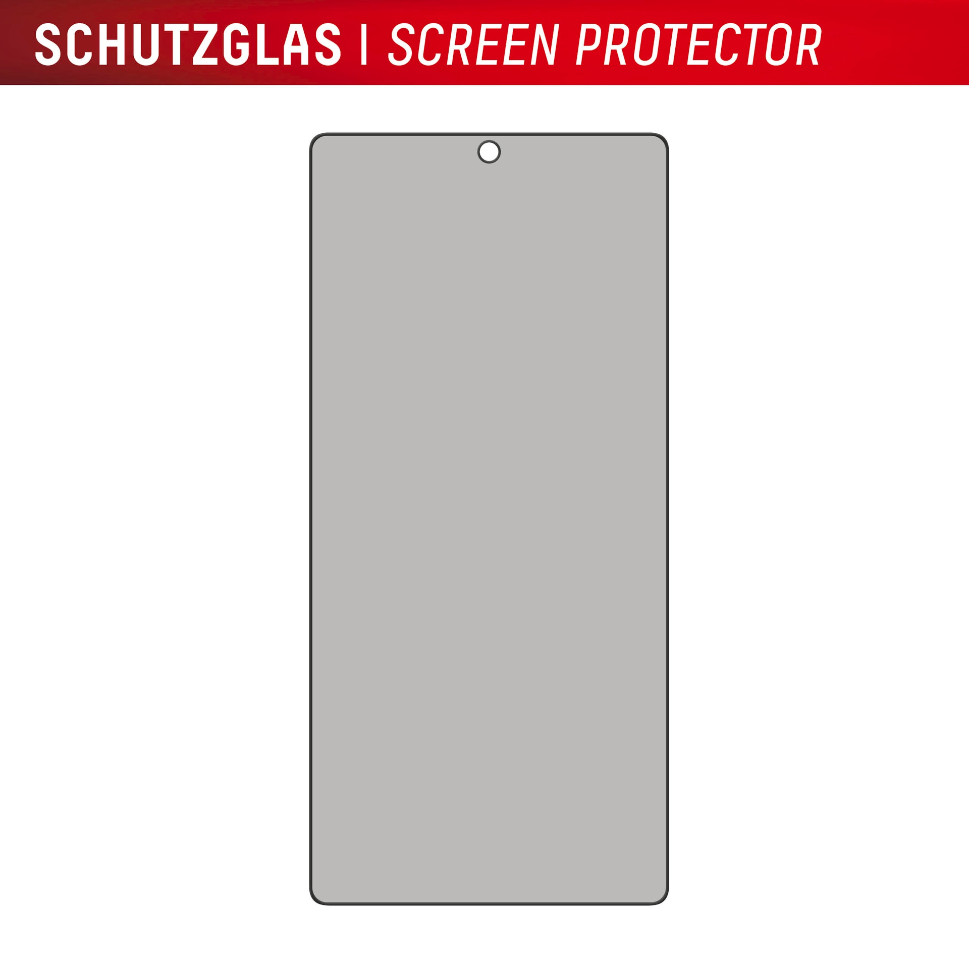 Displex Verre de protection d'écran »Privacy Glass Screen Protection« für Samsung Galaxy S25 Ultra Displayschutzfolie, Schutzfolie, Bildschirmschutz, kratz- & stossfest