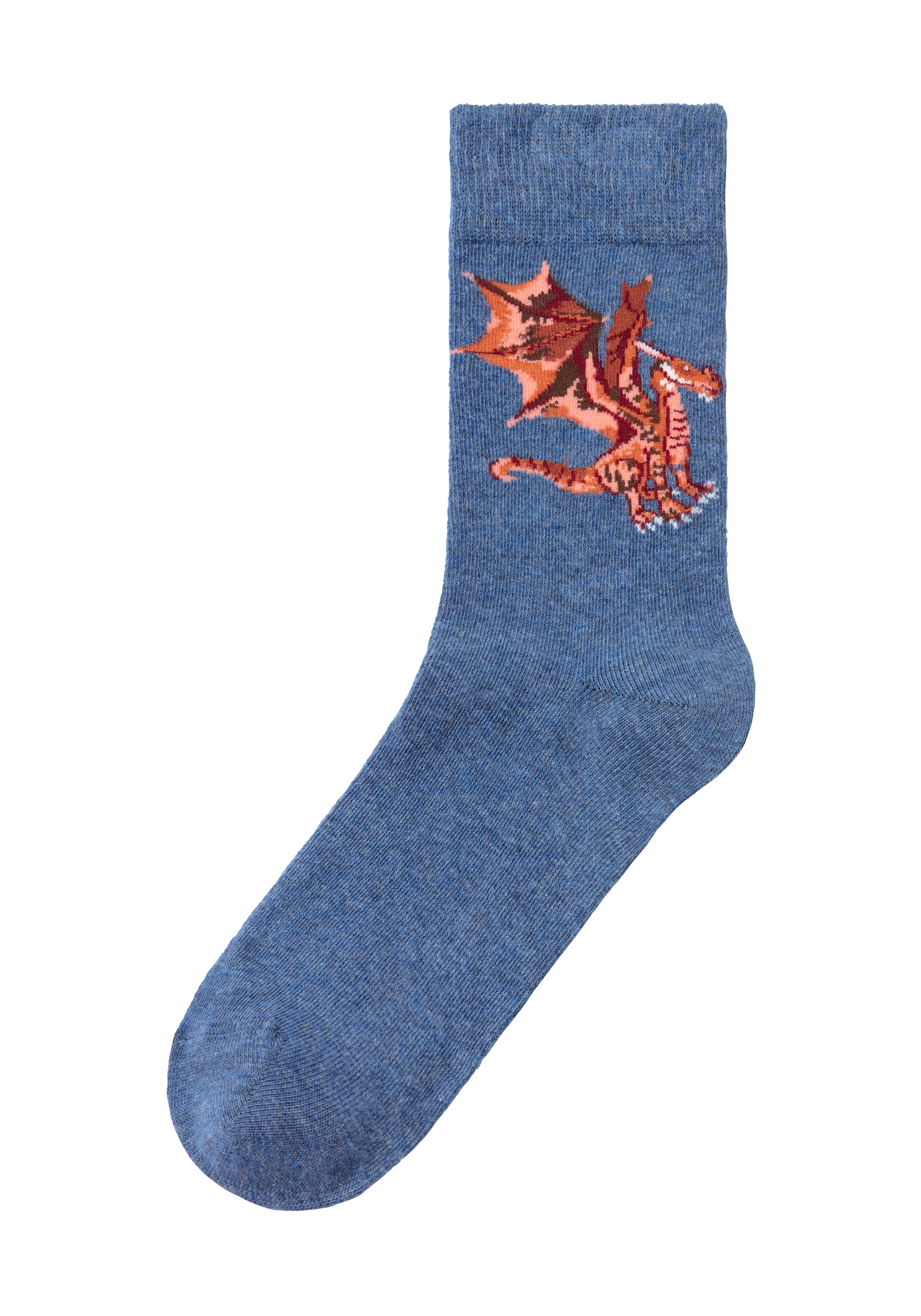 ♕ H.I.S Socken, (5 Paar), mit unterschiedlichen Drachen Motiven  versandkostenfrei auf | Lange Socken