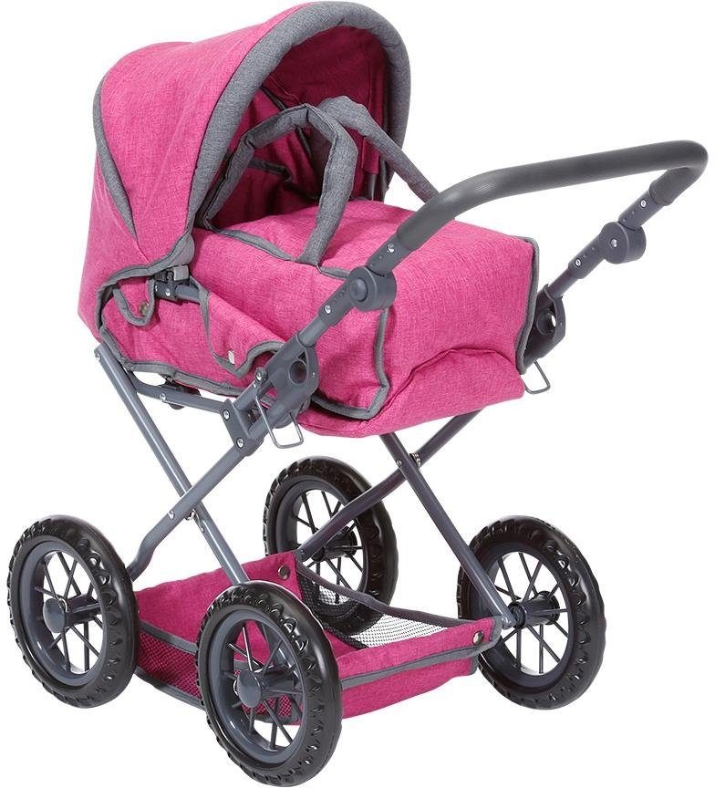 Image of Knorrtoys® Kombi-Puppenwagen »Ruby - Berry«, mit Wickeltasche bei Ackermann Versand Schweiz