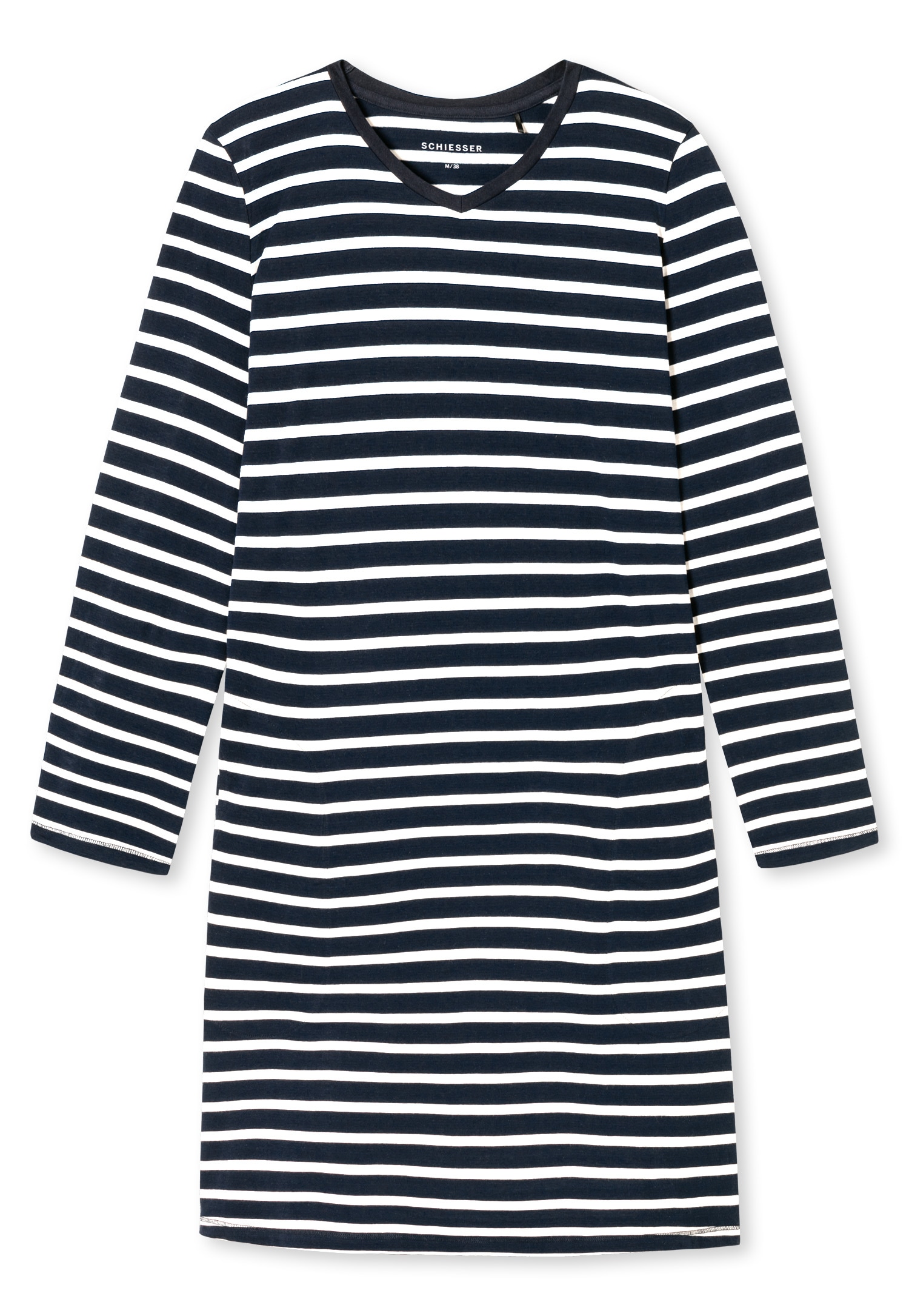 Schiesser Chemise de nuit »Casual Essentials« Paquet,  Poches externes avec col en V léger